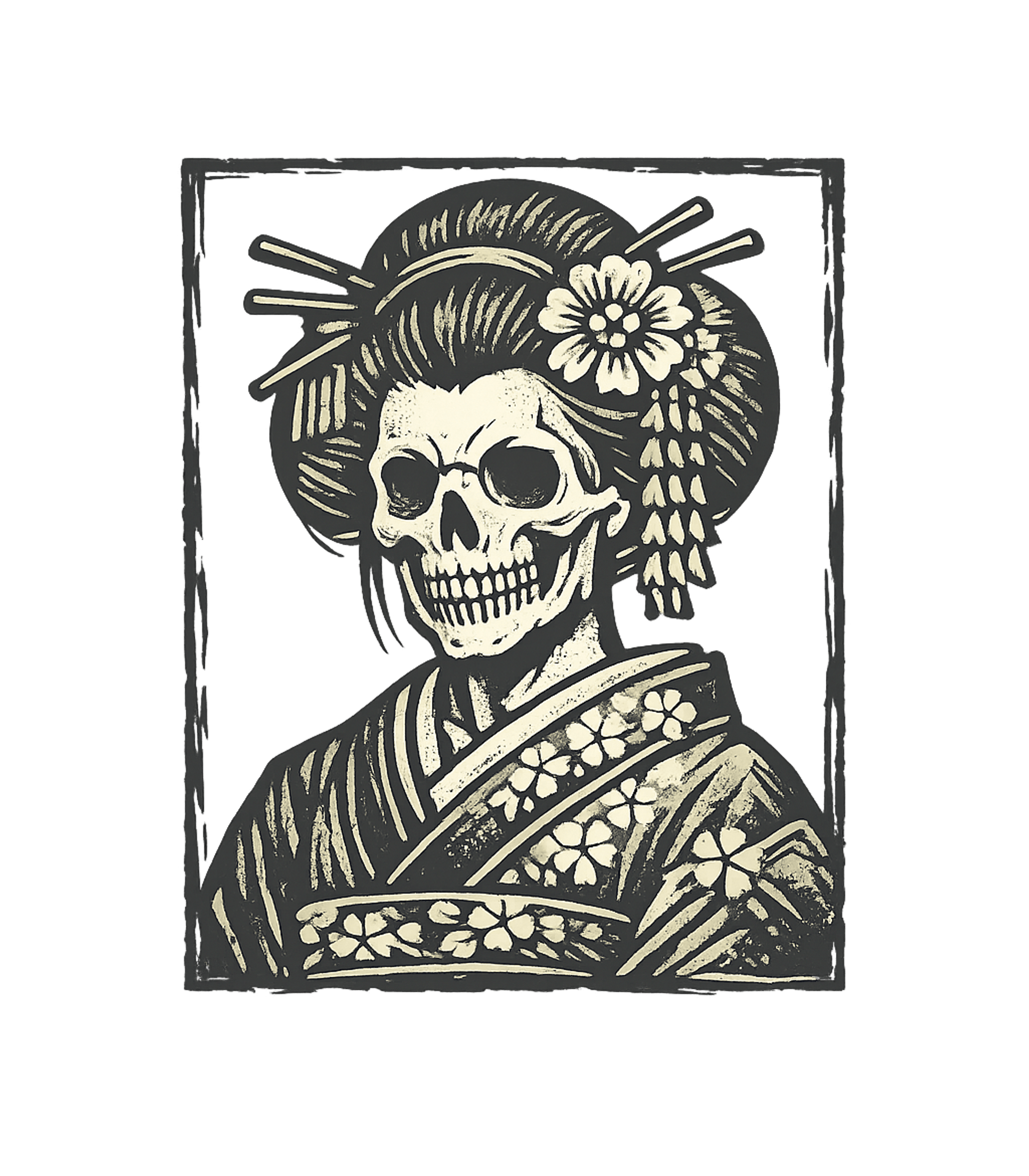 Geisha Skull Kimono halloween Premium T-Shirt featuring This unique t-shirt artwork features a captivating geisha sk – designed by Geoff Brown @ SunFrog Geisha Skull Kimono halloween Premium T-Shirt featuring This unique t-shirt artwork features a captivating geisha sk – designed by Geoff Brown @ SunFrog