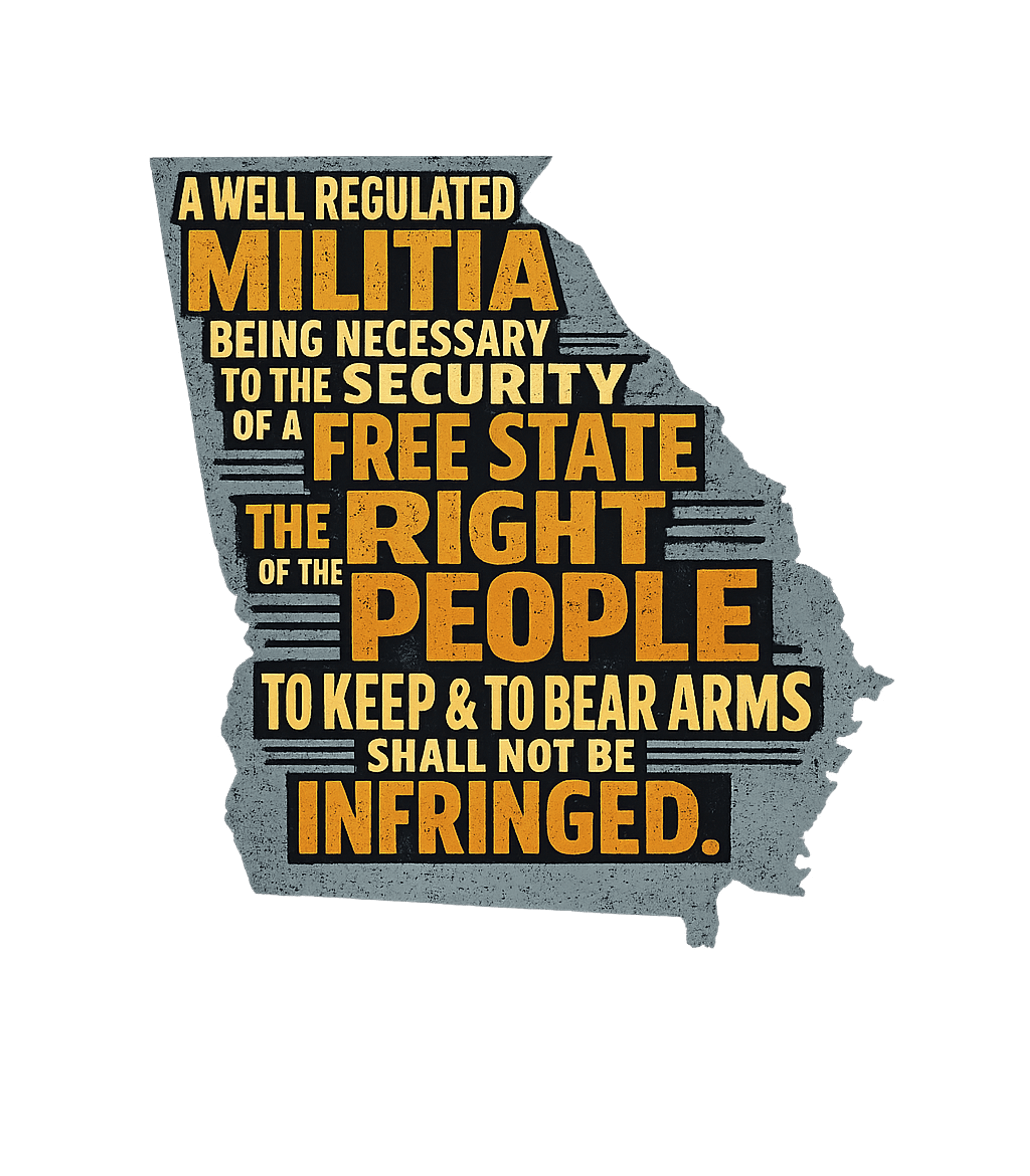 Georgia Second Amendment Freedom / Constitution Hooded Sweatshirt featuring This design features the full text of the Second Amendment w – designed by Geoff Brown @ SunFrog Georgia Second Amendment Freedom / Constitution Hooded Sweatshirt featuring This design features the full text of the Second Amendment w – designed by Geoff Brown @ SunFrog