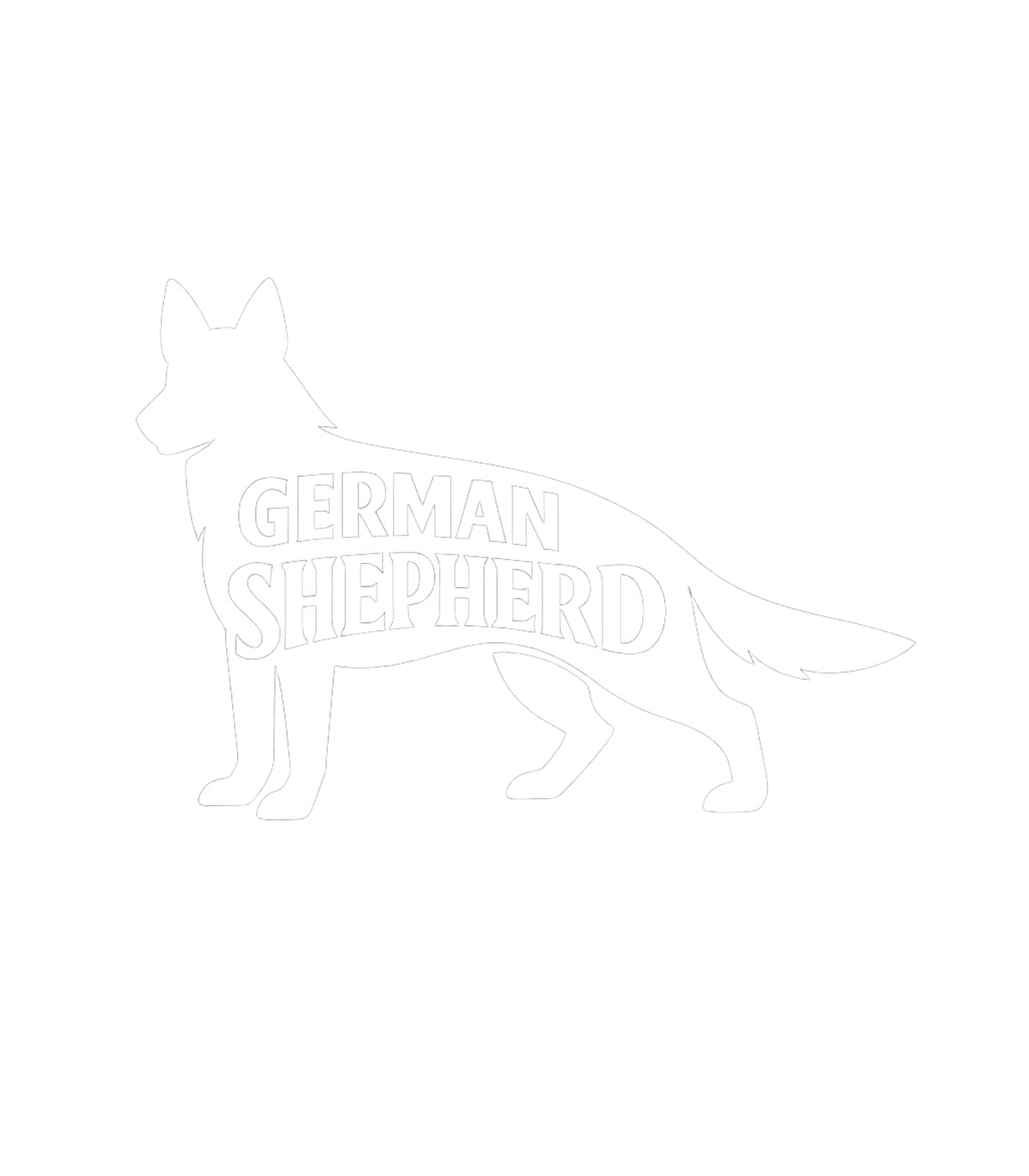 German Shepherd Silhouette Dogs Crewneck Sweatshirt featuring This striking graphic features a bold German Shepherd silhou – designed by Geoff Brown @ SunFrog German Shepherd Silhouette Dogs Crewneck Sweatshirt featuring This striking graphic features a bold German Shepherd silhou – designed by Geoff Brown @ SunFrog