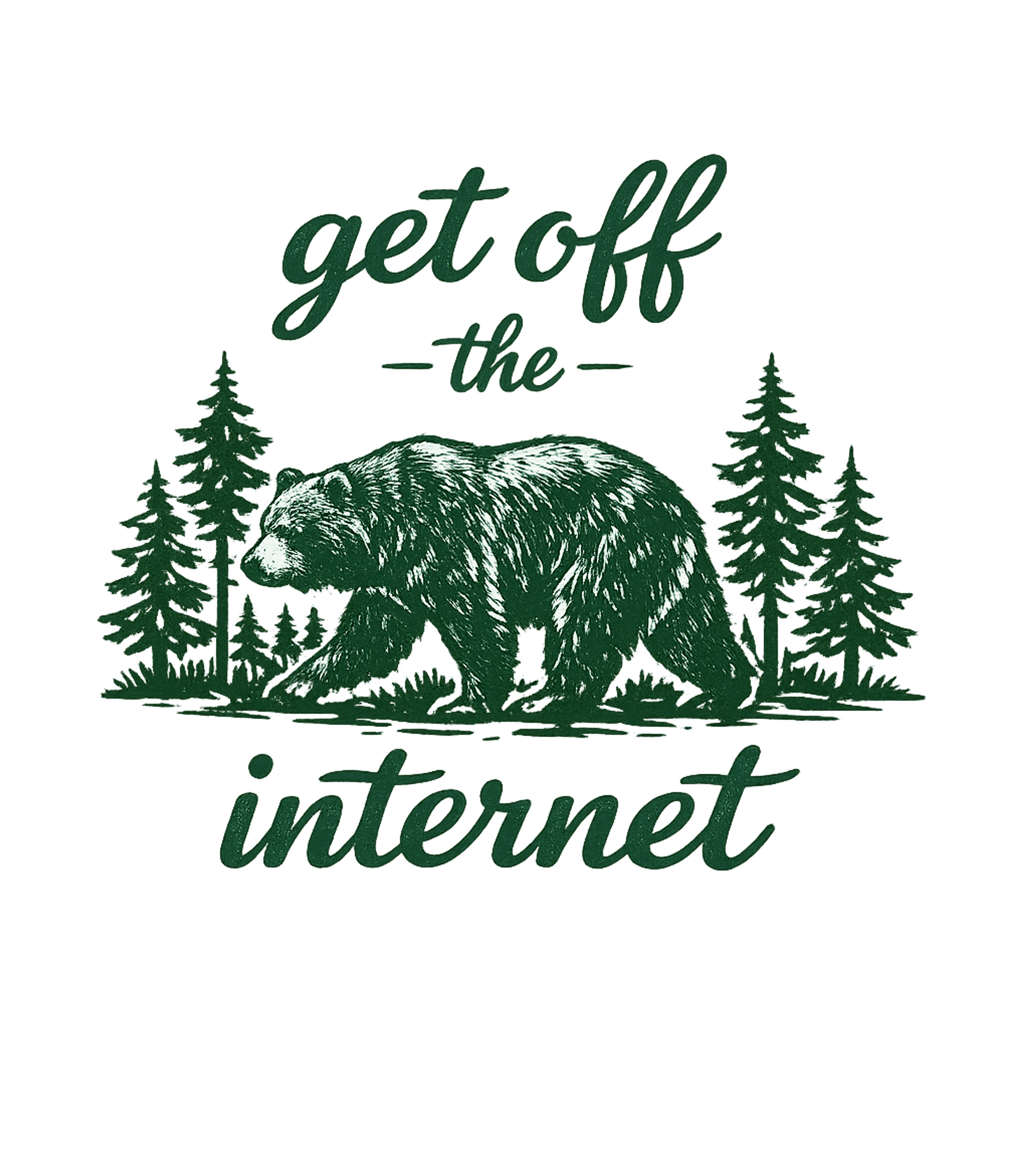 Get Off The Internet Camping Tank Top featuring This vintage-style graphic features a majestic bear walking – designed by Geoff Brown @ SunFrog Get Off The Internet Camping Tank Top featuring This vintage-style graphic features a majestic bear walking – designed by Geoff Brown @ SunFrog