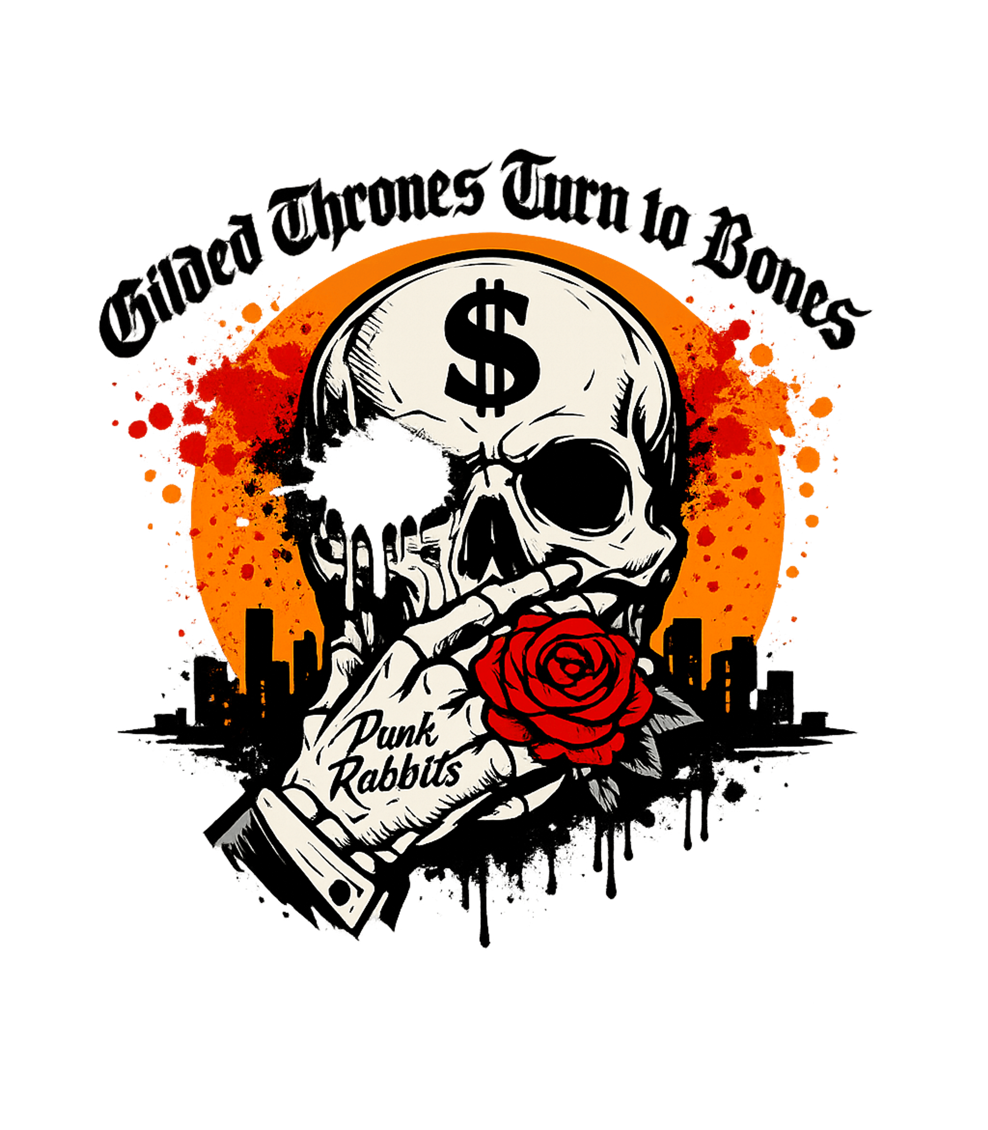 Gilded Thrones Skull Rose Music Crewneck Sweatshirt featuring This edgy graphic tee features a dollar-eyed skull, a skelet – designed by Geoff Brown @ SunFrog Gilded Thrones Skull Rose Music Crewneck Sweatshirt featuring This edgy graphic tee features a dollar-eyed skull, a skelet – designed by Geoff Brown @ SunFrog