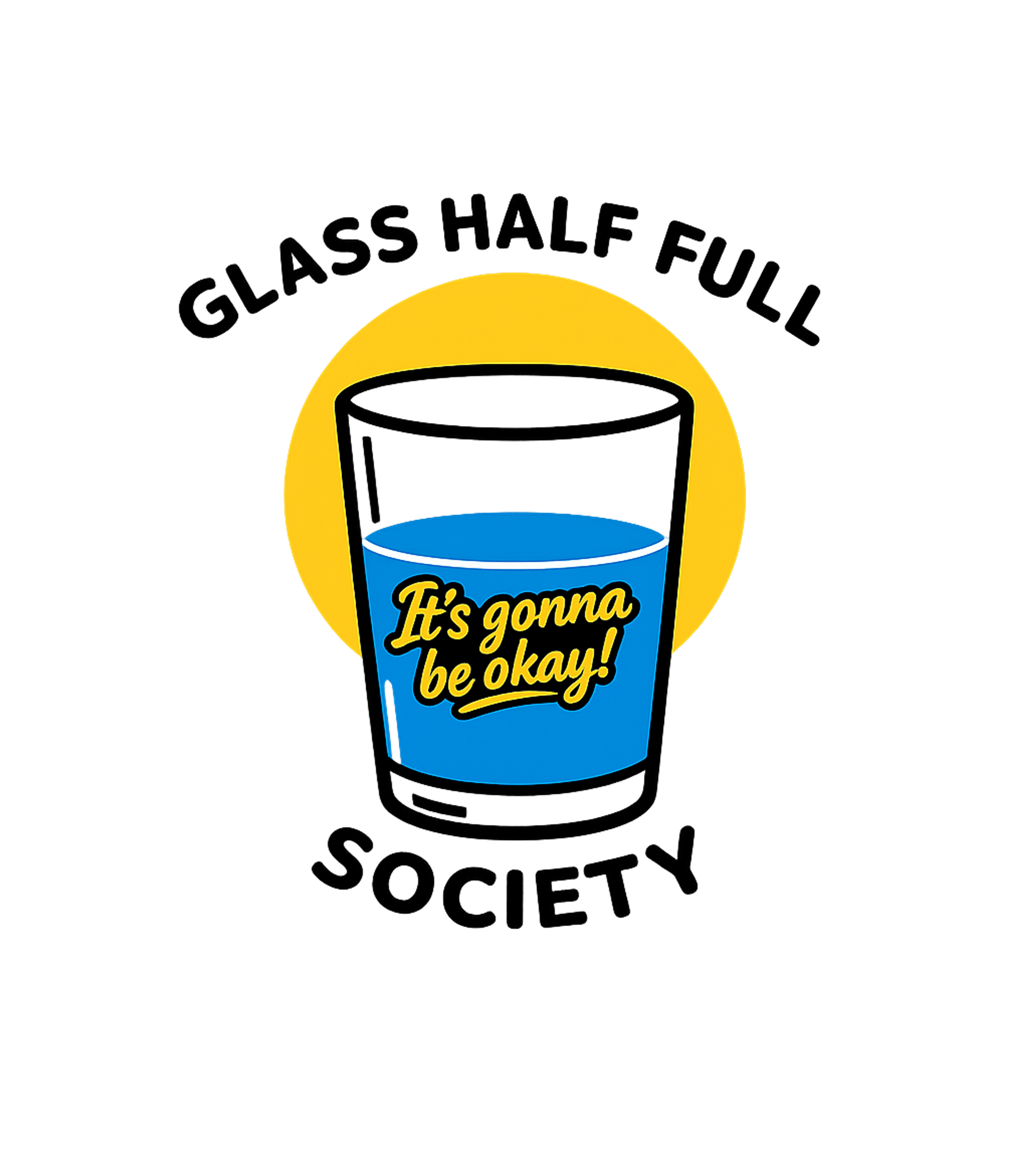 Glass Half Full Society Inspirational Messages Crewneck Sweatshirt featuring Embrace optimism with this cheerful tee featuring a glass ha – designed by Geoff Brown @ SunFrog Glass Half Full Society Inspirational Messages Crewneck Sweatshirt featuring Embrace optimism with this cheerful tee featuring a glass ha – designed by Geoff Brown @ SunFrog