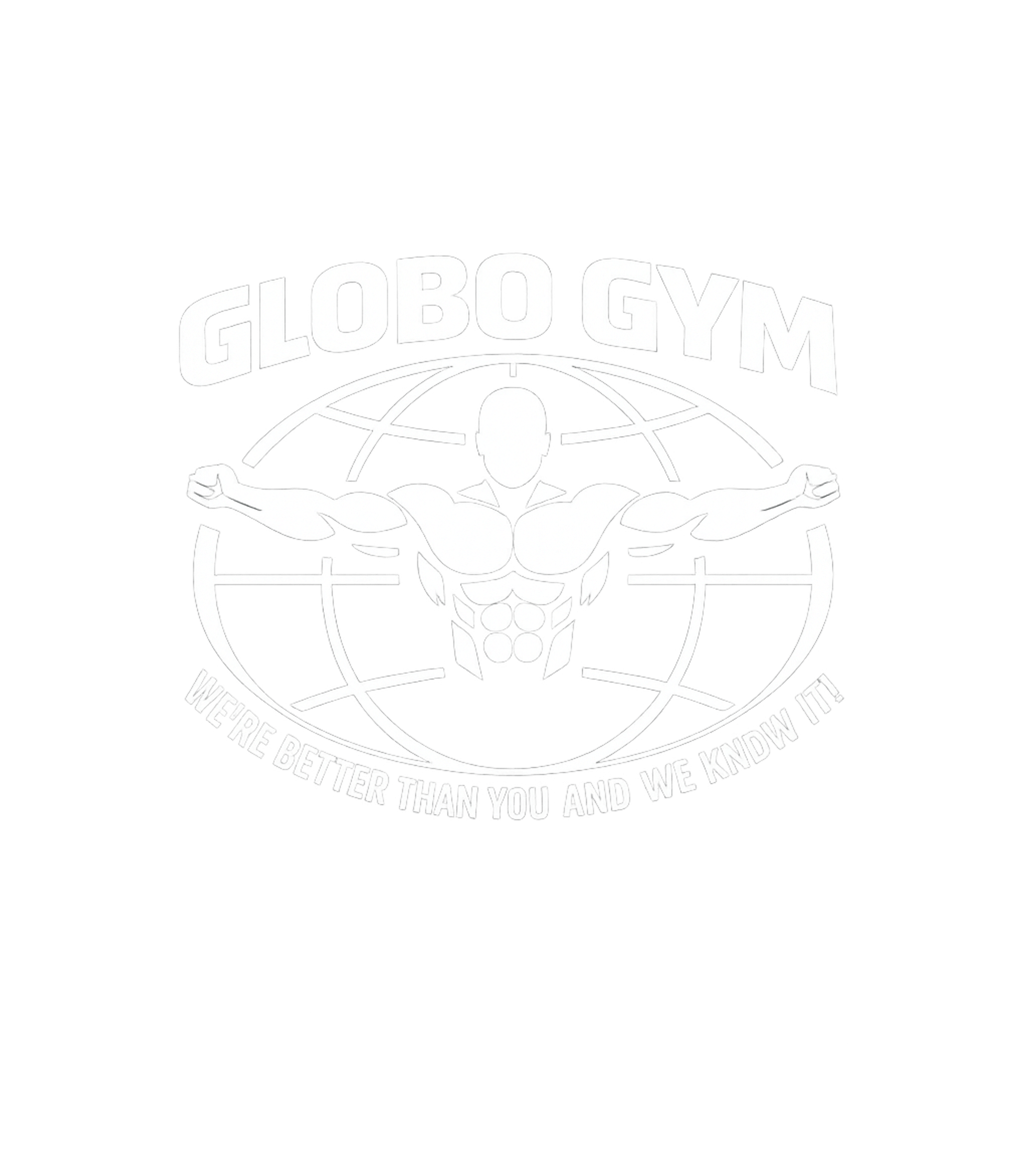 Globo Gym Better Than You Fitness Premium T-Shirt featuring Show your gym pride with this bold graphic featuring the ico – designed by Geoff Brown @ SunFrog Globo Gym Better Than You Fitness Premium T-Shirt featuring Show your gym pride with this bold graphic featuring the ico – designed by Geoff Brown @ SunFrog