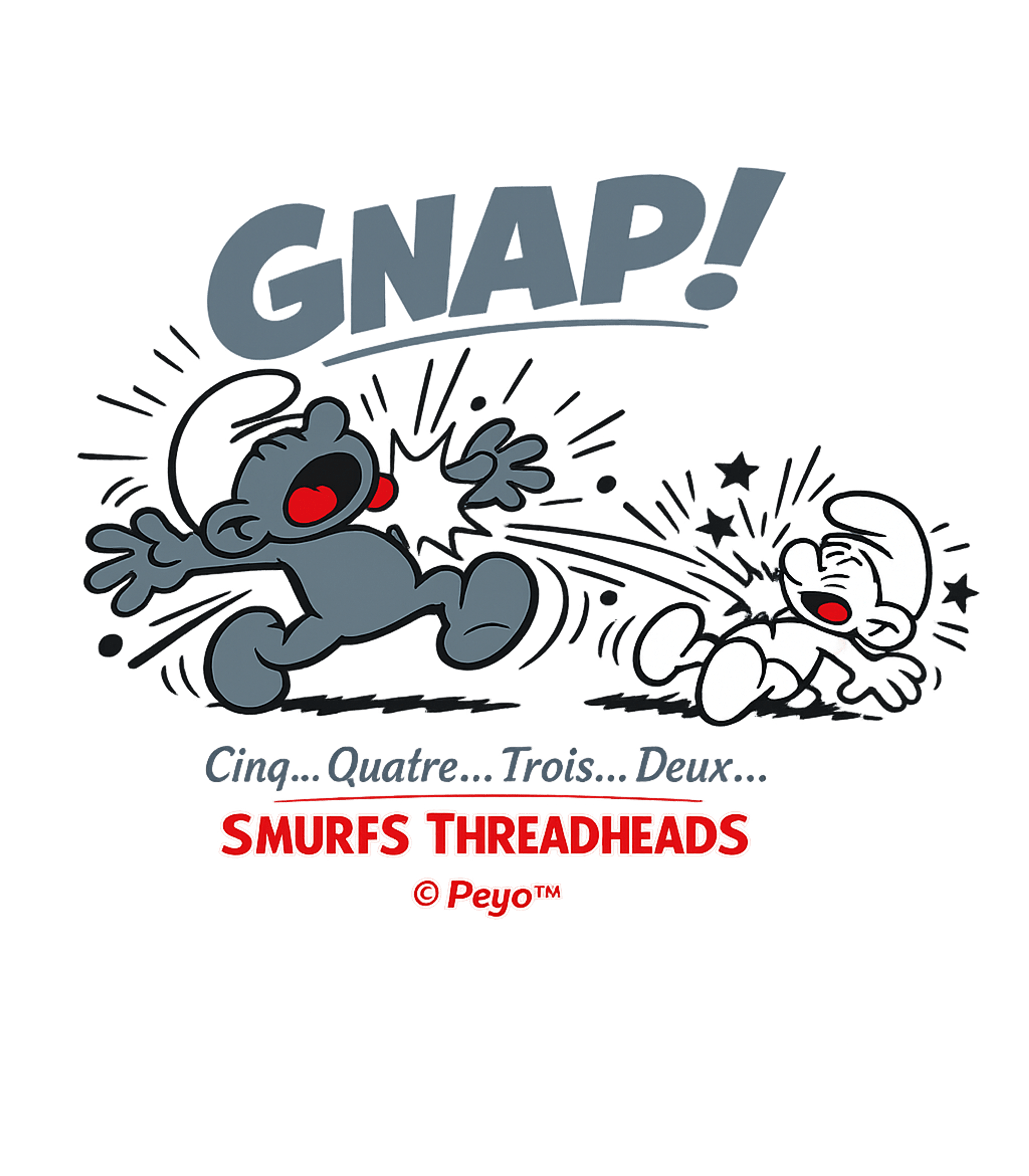 Gnap Smurfs Countdown Meme Humor Premium T-Shirt featuring This humorous graphic features classic cartoon characters in – designed by Geoff Brown @ SunFrog Gnap Smurfs Countdown Meme Humor Premium T-Shirt featuring This humorous graphic features classic cartoon characters in – designed by Geoff Brown @ SunFrog