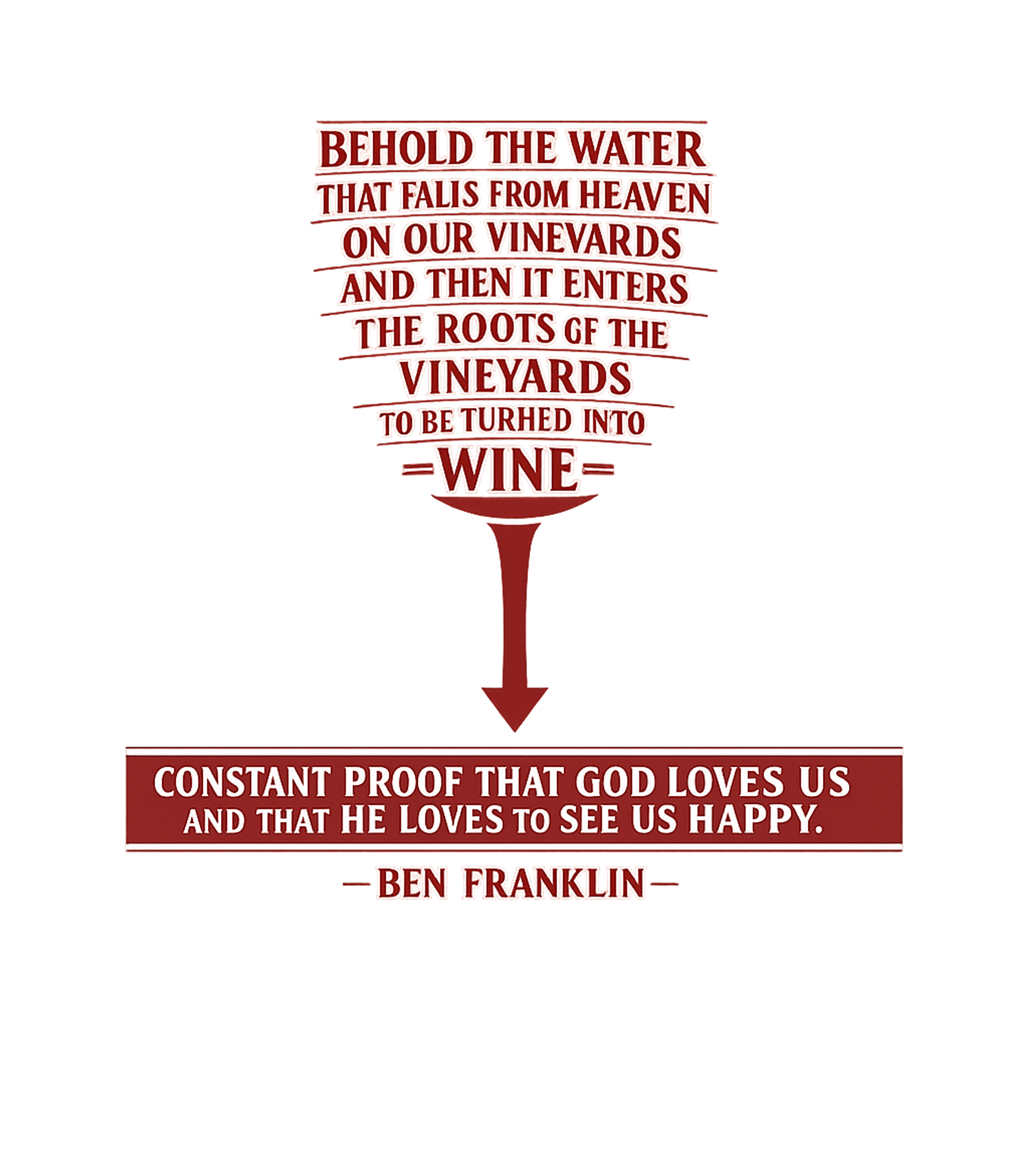 God Loves Us Wine Inspirational Messages Crewneck Sweatshirt featuring Celebrate the joy of wine with this inspirational design fea – designed by Geoff Brown @ SunFrog God Loves Us Wine Inspirational Messages Crewneck Sweatshirt featuring Celebrate the joy of wine with this inspirational design fea – designed by Geoff Brown @ SunFrog