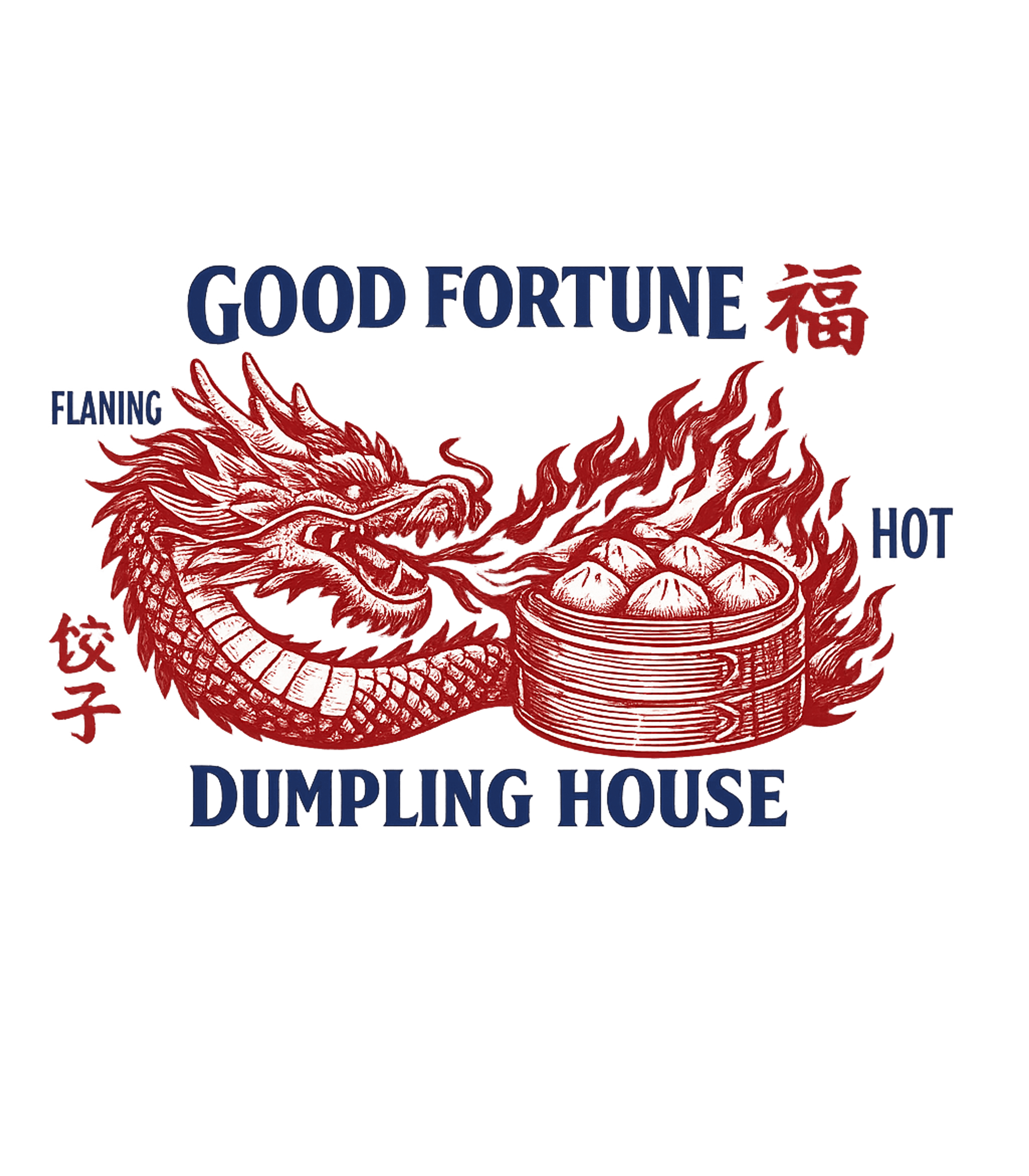 Good Fortune Dumpling House Cooking / BBQ Premium T-Shirt featuring Embrace culinary adventure with this vibrant design featurin – designed by Geoff Brown @ SunFrog Good Fortune Dumpling House Cooking / BBQ Premium T-Shirt featuring Embrace culinary adventure with this vibrant design featurin – designed by Geoff Brown @ SunFrog