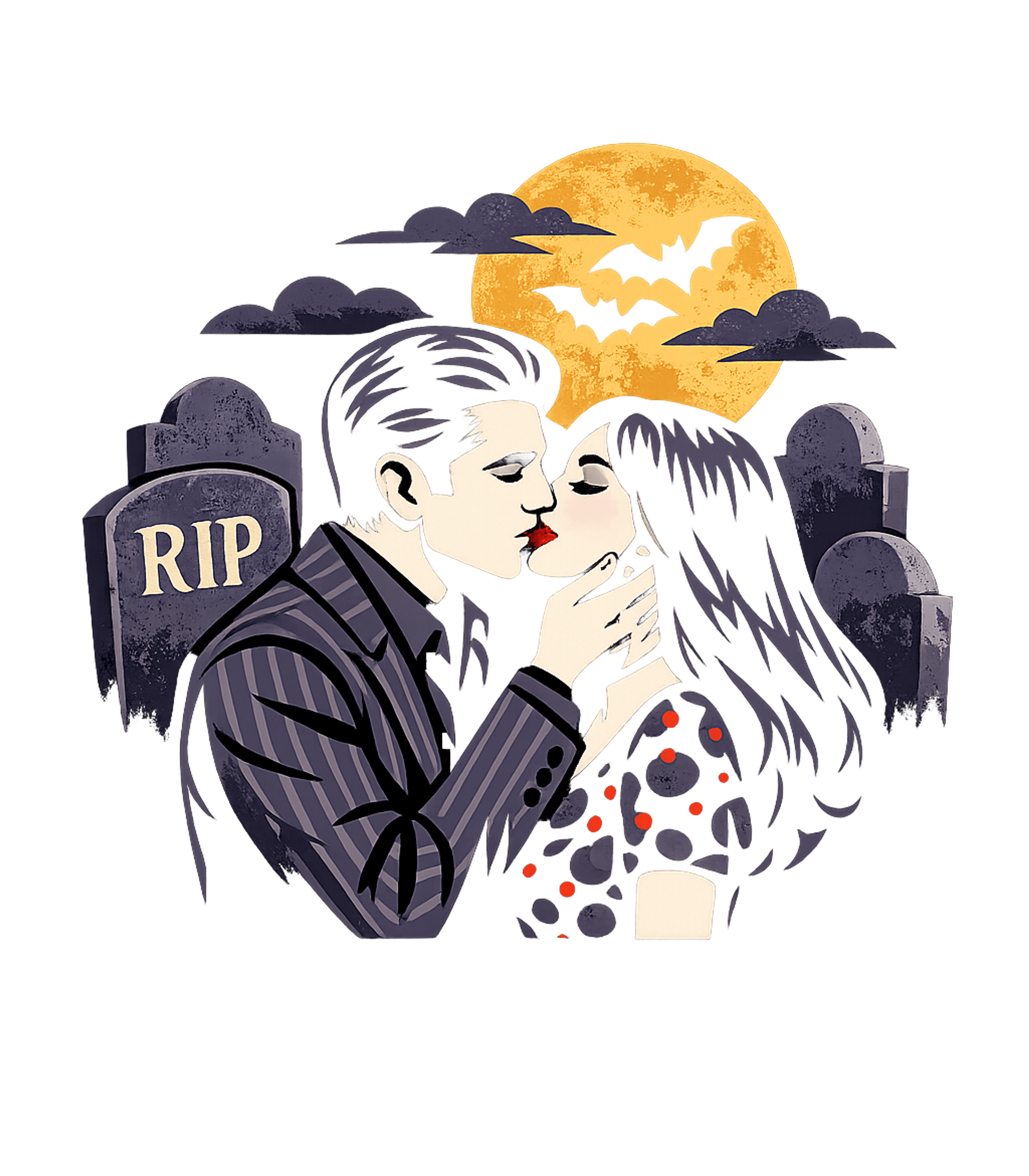 Gothic Graveyard Kiss halloween Premium T-Shirt featuring Embrace the dark romance with this striking gothic artwork, – designed by Geoff Brown @ SunFrog Gothic Graveyard Kiss halloween Premium T-Shirt featuring Embrace the dark romance with this striking gothic artwork, – designed by Geoff Brown @ SunFrog