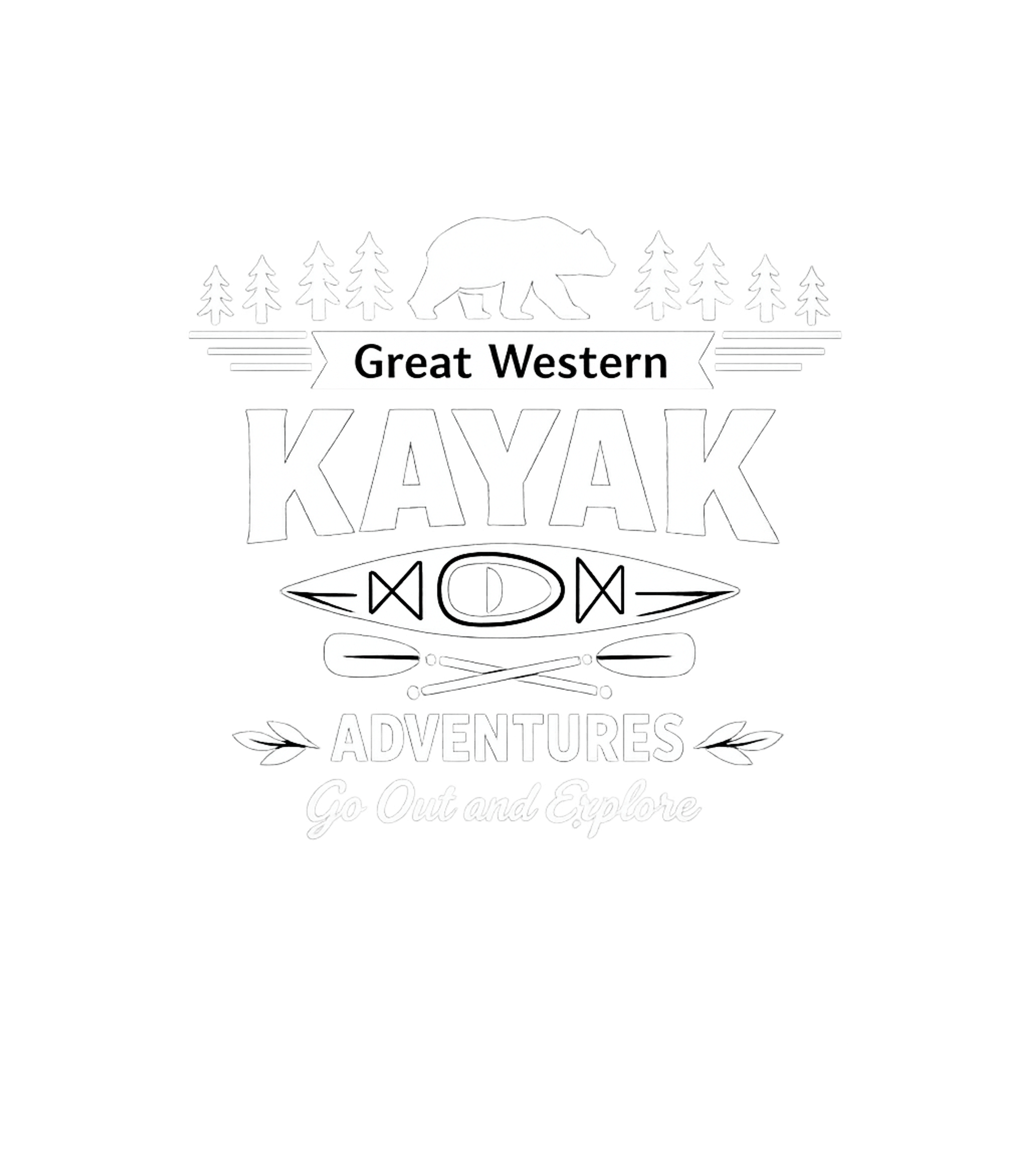 Great Western Kayak Adventures Kayking Hooded Sweatshirt featuring Embrace the call of the wild with this rugged kayak design, – designed by Geoff Brown @ SunFrog Great Western Kayak Adventures Kayking Hooded Sweatshirt featuring Embrace the call of the wild with this rugged kayak design, – designed by Geoff Brown @ SunFrog