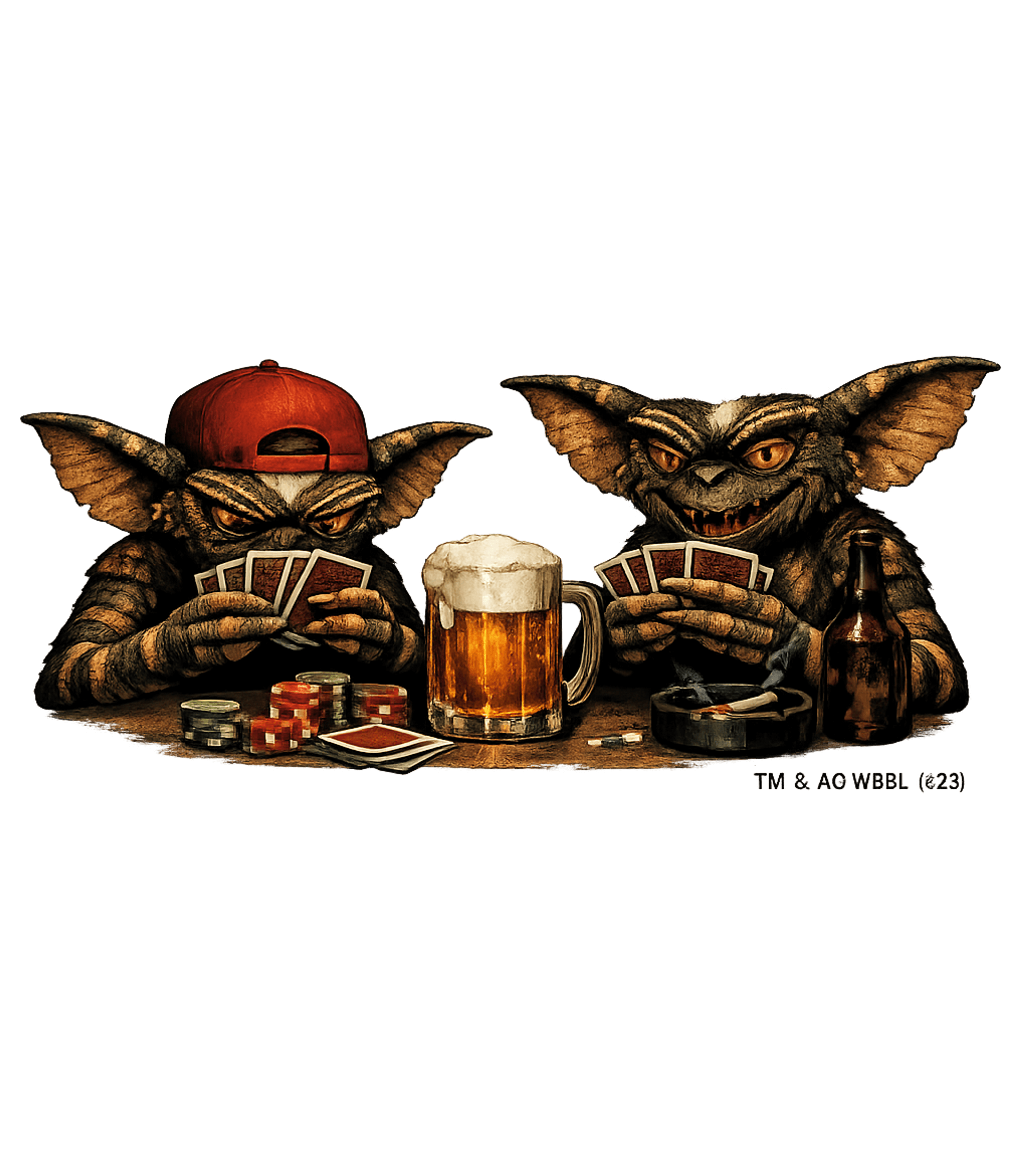 Gremlins Poker Night Gaming Premium T-Shirt featuring Dive into a mischievous night of cards with this artwork fea – designed by Geoff Brown @ SunFrog Gremlins Poker Night Gaming Premium T-Shirt featuring Dive into a mischievous night of cards with this artwork fea – designed by Geoff Brown @ SunFrog