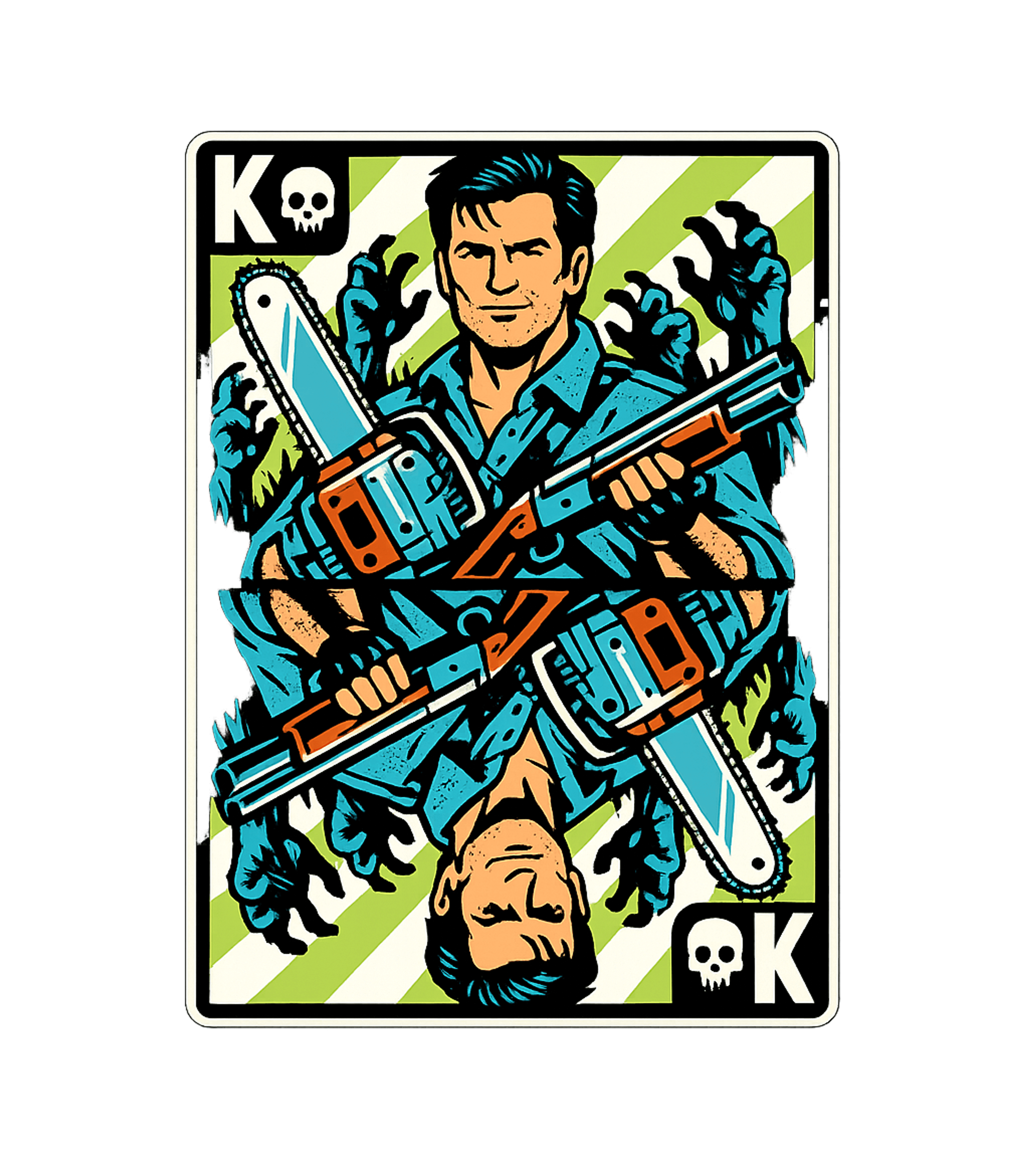 Groovy King Card halloween Premium T-Shirt featuring Embrace the horror with this unique playing card design feat – designed by Geoff Brown @ SunFrog Groovy King Card halloween Premium T-Shirt featuring Embrace the horror with this unique playing card design feat – designed by Geoff Brown @ SunFrog