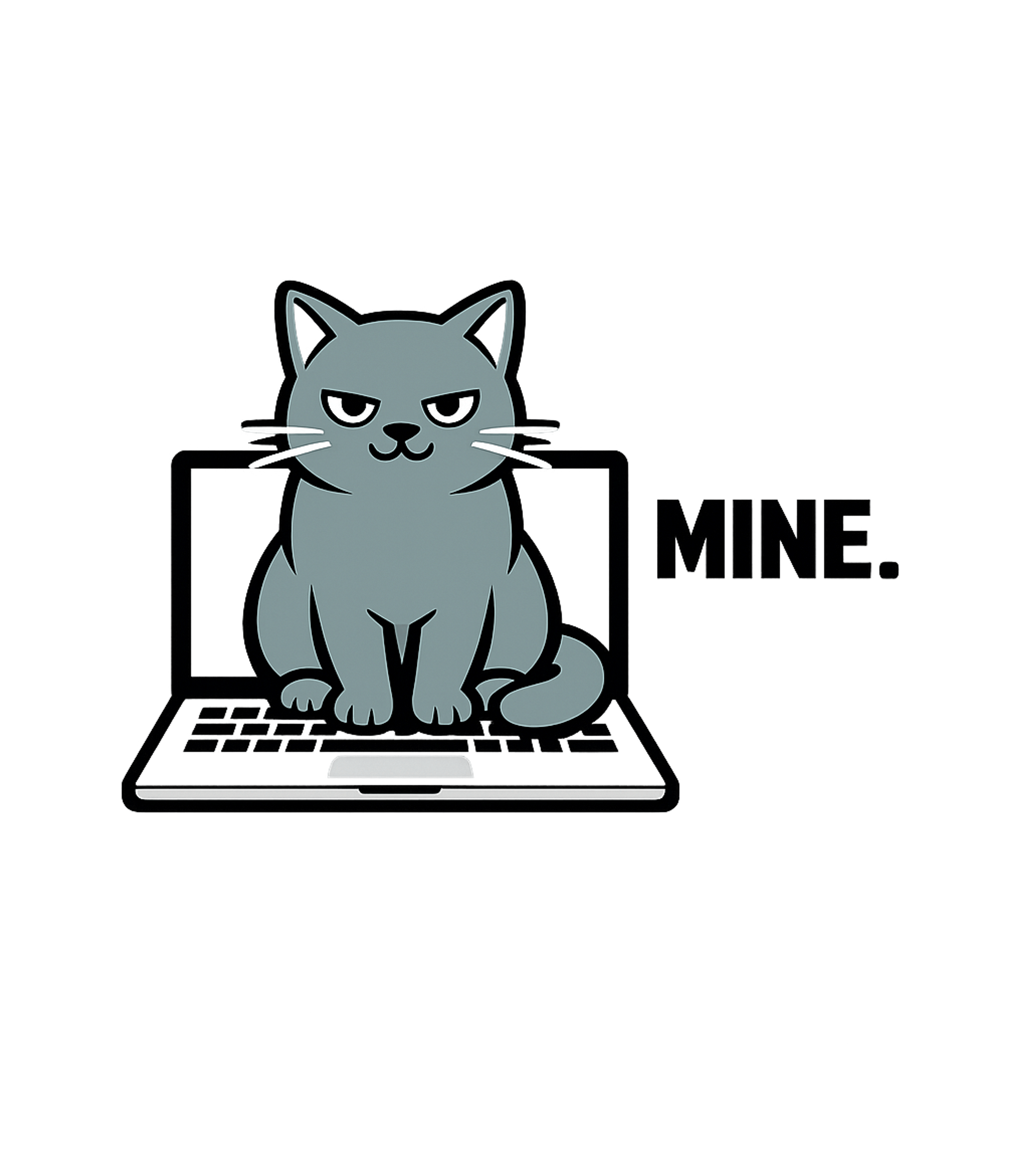 Grumpy Cat Hunger Cats Premium T-Shirt featuring This flat graphic features a grumpy grey cat sitting in fron – designed by Geoff Brown @ SunFrog Grumpy Cat Hunger Cats Premium T-Shirt featuring This flat graphic features a grumpy grey cat sitting in fron – designed by Geoff Brown @ SunFrog