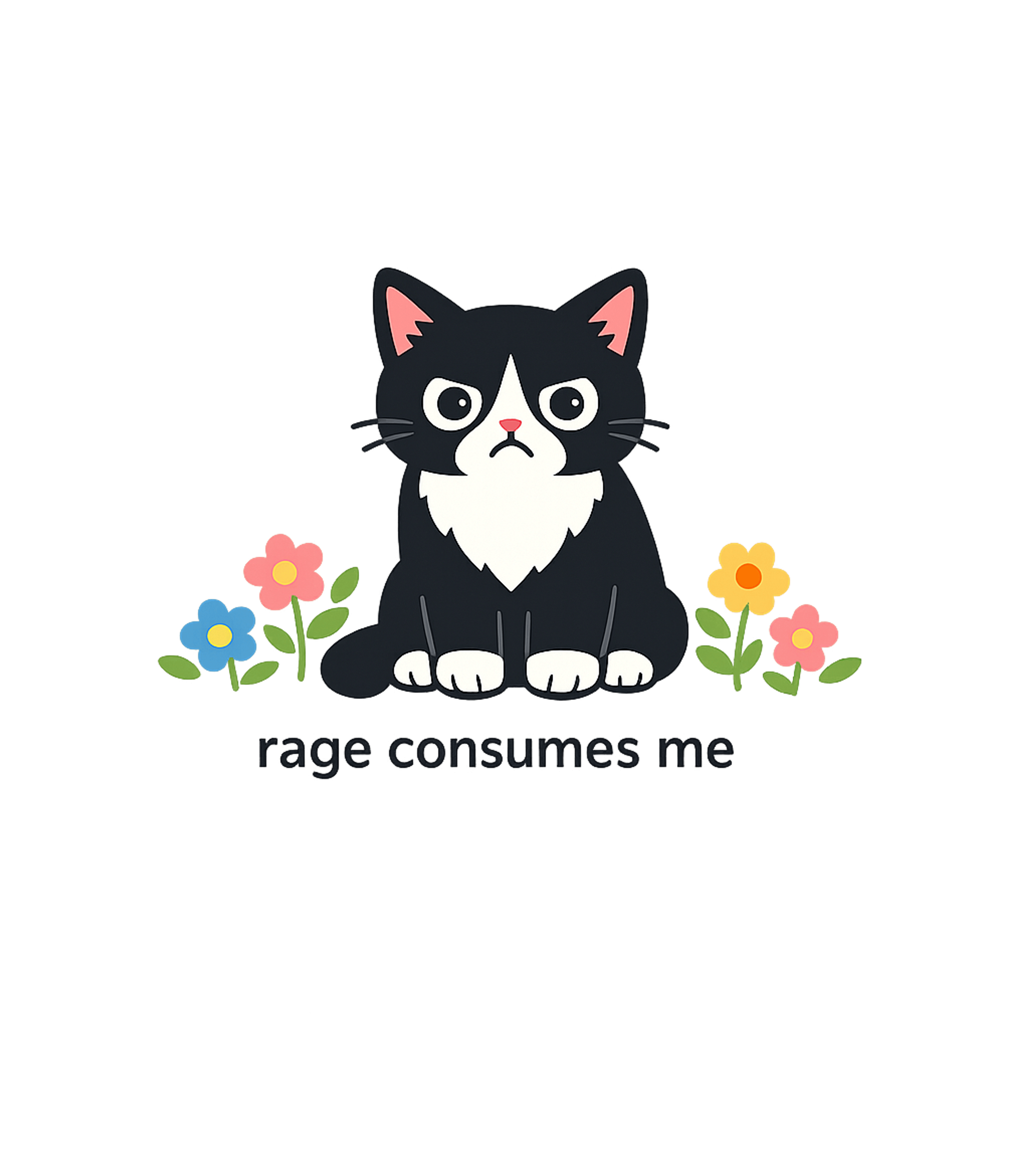 Grumpy Cat Rage Cats Hooded Sweatshirt featuring This graphic features a cartoon grumpy tuxedo cat surrounded – designed by Geoff Brown @ SunFrog Grumpy Cat Rage Cats Hooded Sweatshirt featuring This graphic features a cartoon grumpy tuxedo cat surrounded – designed by Geoff Brown @ SunFrog