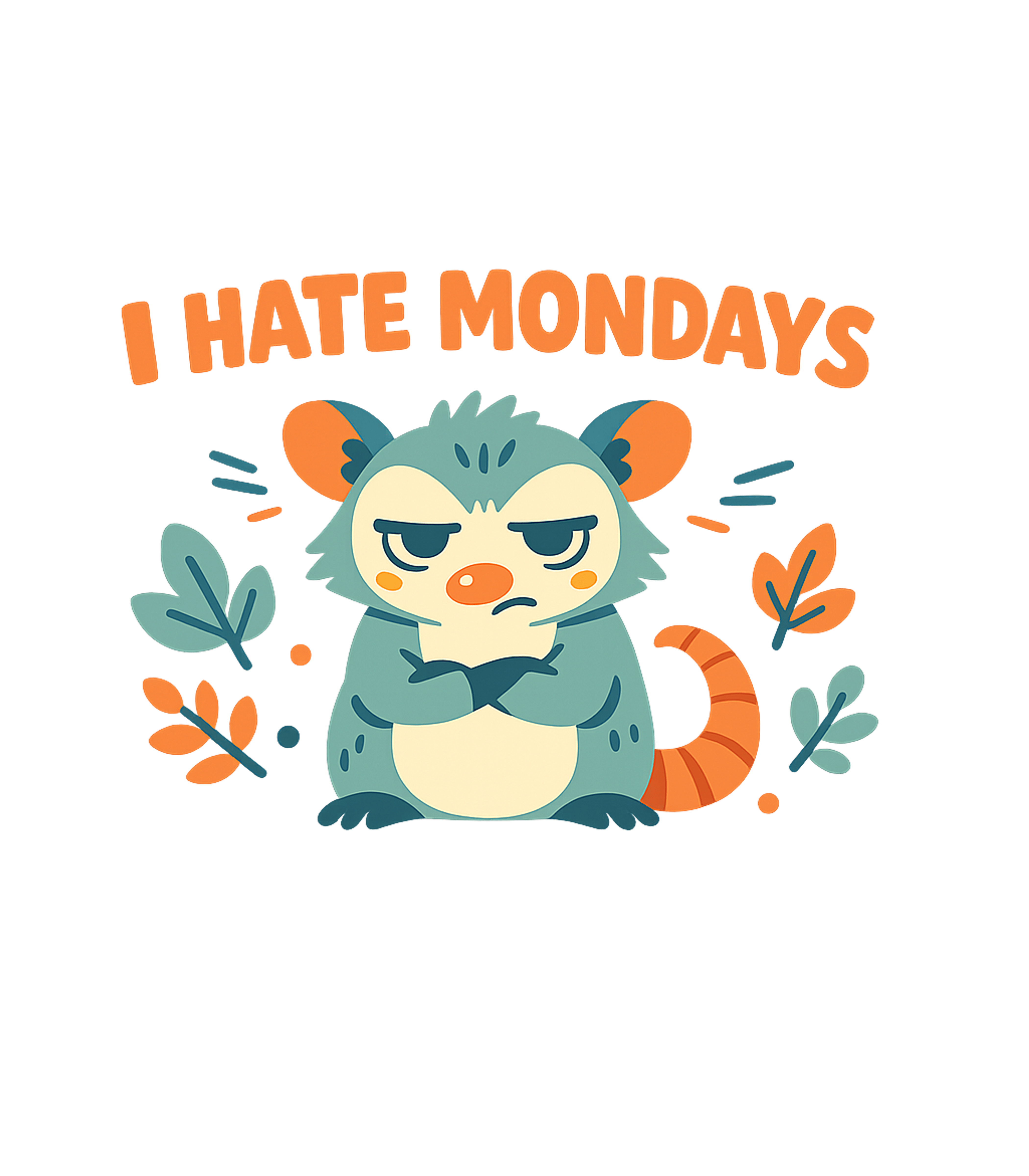 Grumpy Opossum Mondays Work / Office Humor Crewneck Sweatshirt featuring Show your universal Monday mood with this charmingly grumpy – designed by Geoff Brown @ SunFrog Grumpy Opossum Mondays Work / Office Humor Crewneck Sweatshirt featuring Show your universal Monday mood with this charmingly grumpy – designed by Geoff Brown @ SunFrog