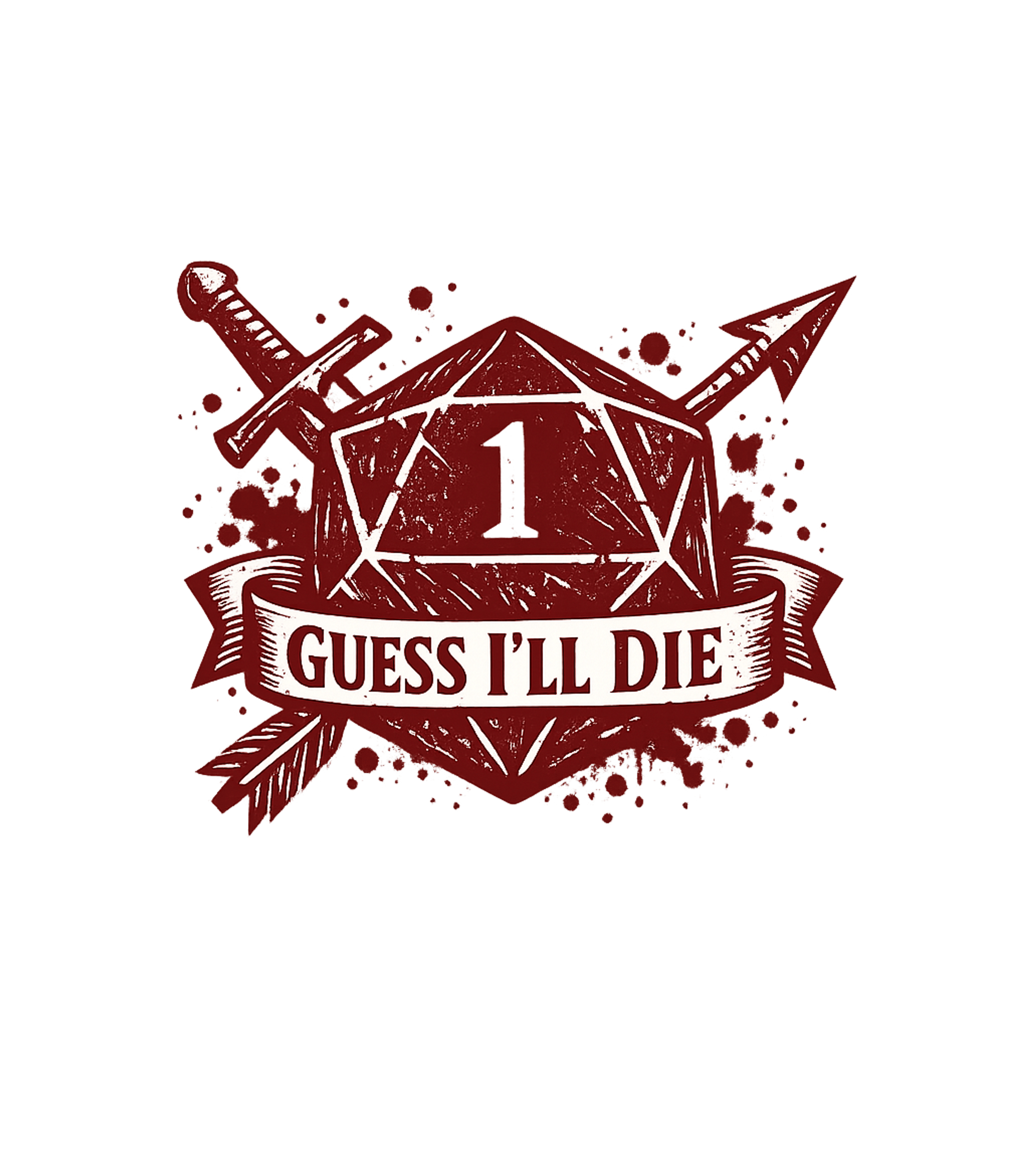 Guess I'll Die Gaming Gaming Premium T-Shirt featuring Embrace your tabletop RPG fumbles with this darkly humorous – designed by Geoff Brown @ SunFrog Guess I'll Die Gaming Gaming Premium T-Shirt featuring Embrace your tabletop RPG fumbles with this darkly humorous – designed by Geoff Brown @ SunFrog