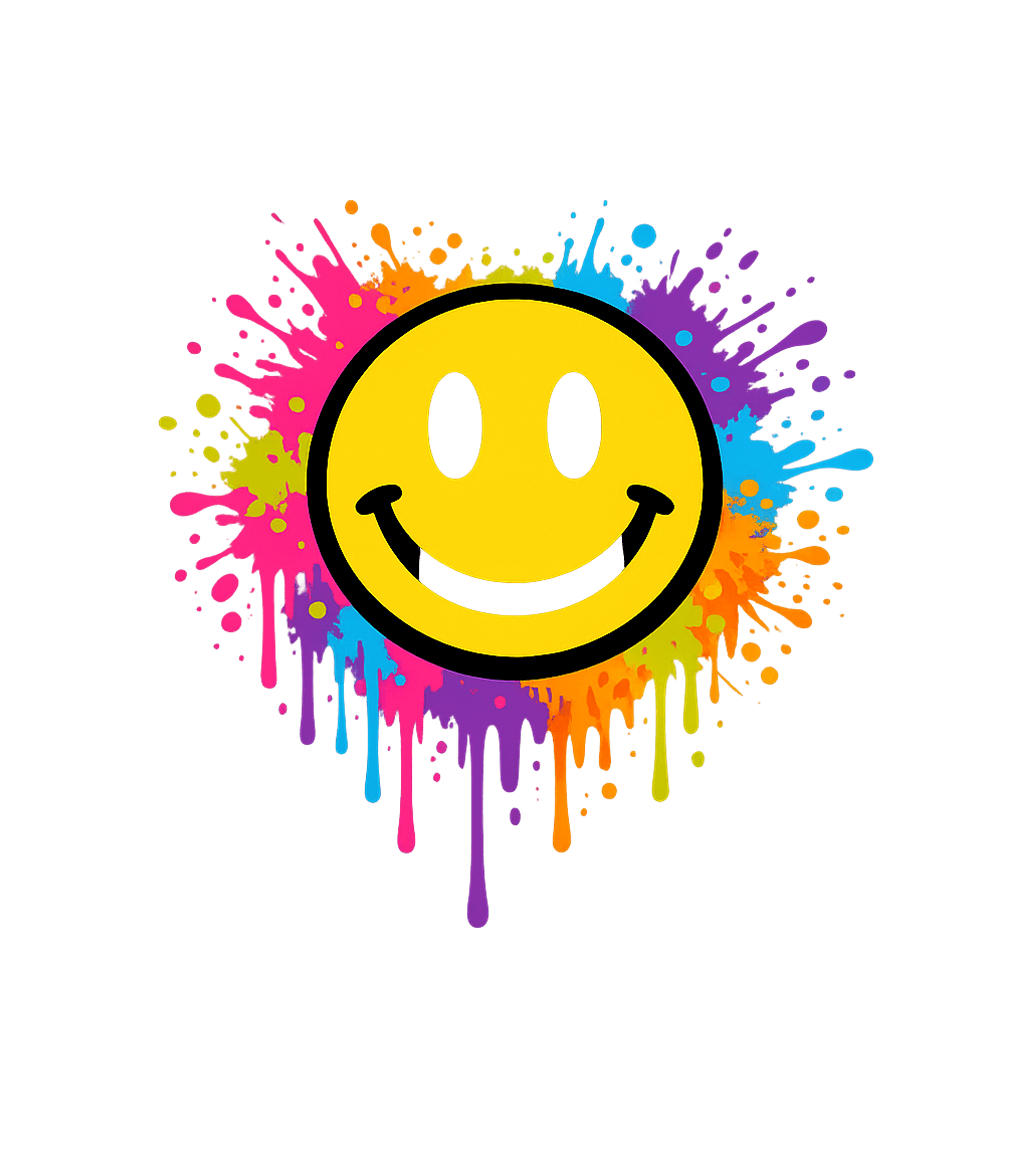 Happy Paint Splatter Meme Humor Hooded Sweatshirt featuring Embrace a burst of joy with this vibrant smiley face design, – designed by Geoff Brown @ SunFrog Happy Paint Splatter Meme Humor Hooded Sweatshirt featuring Embrace a burst of joy with this vibrant smiley face design, – designed by Geoff Brown @ SunFrog