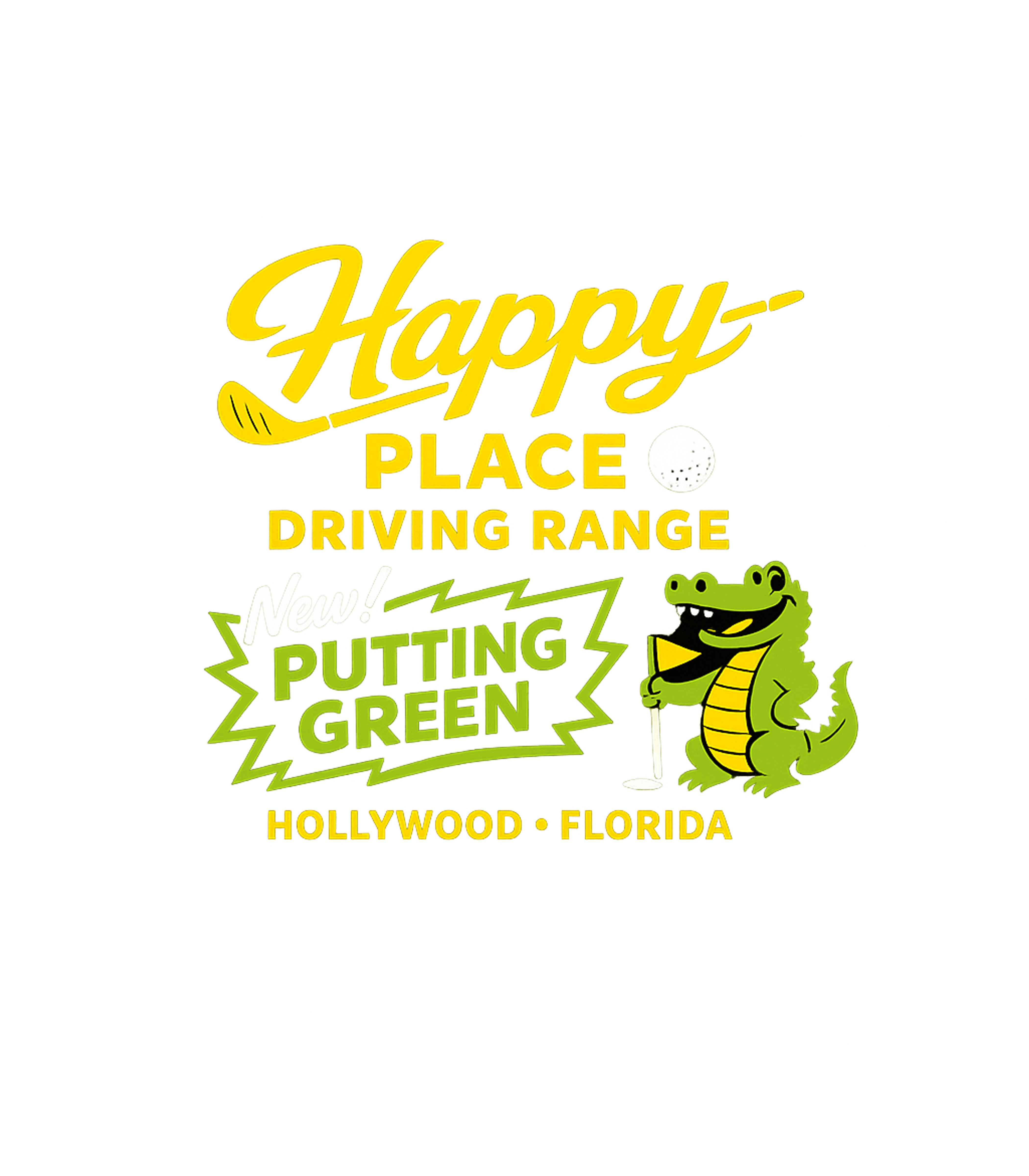 Happy Place Golf Florida Golf Crewneck Sweatshirt featuring Show your love for golf and Florida with this retro-inspired – designed by Geoff Brown @ SunFrog Happy Place Golf Florida Golf Crewneck Sweatshirt featuring Show your love for golf and Florida with this retro-inspired – designed by Geoff Brown @ SunFrog