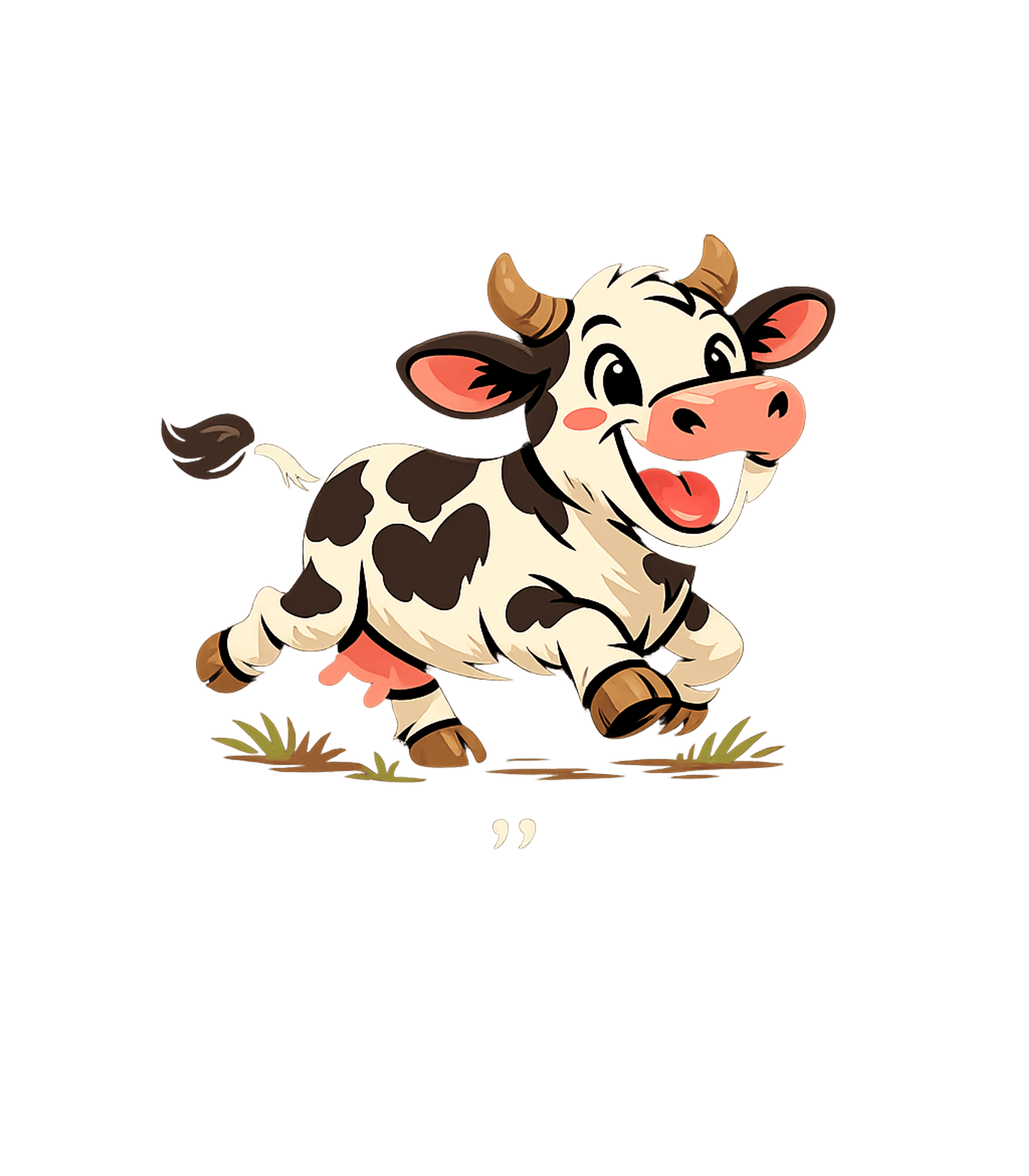 Happy Running Cow Farm Animals Premium T-Shirt featuring This adorable graphic tee features a cheerful cartoon cow ru – designed by Geoff Brown @ SunFrog Happy Running Cow Farm Animals Premium T-Shirt featuring This adorable graphic tee features a cheerful cartoon cow ru – designed by Geoff Brown @ SunFrog