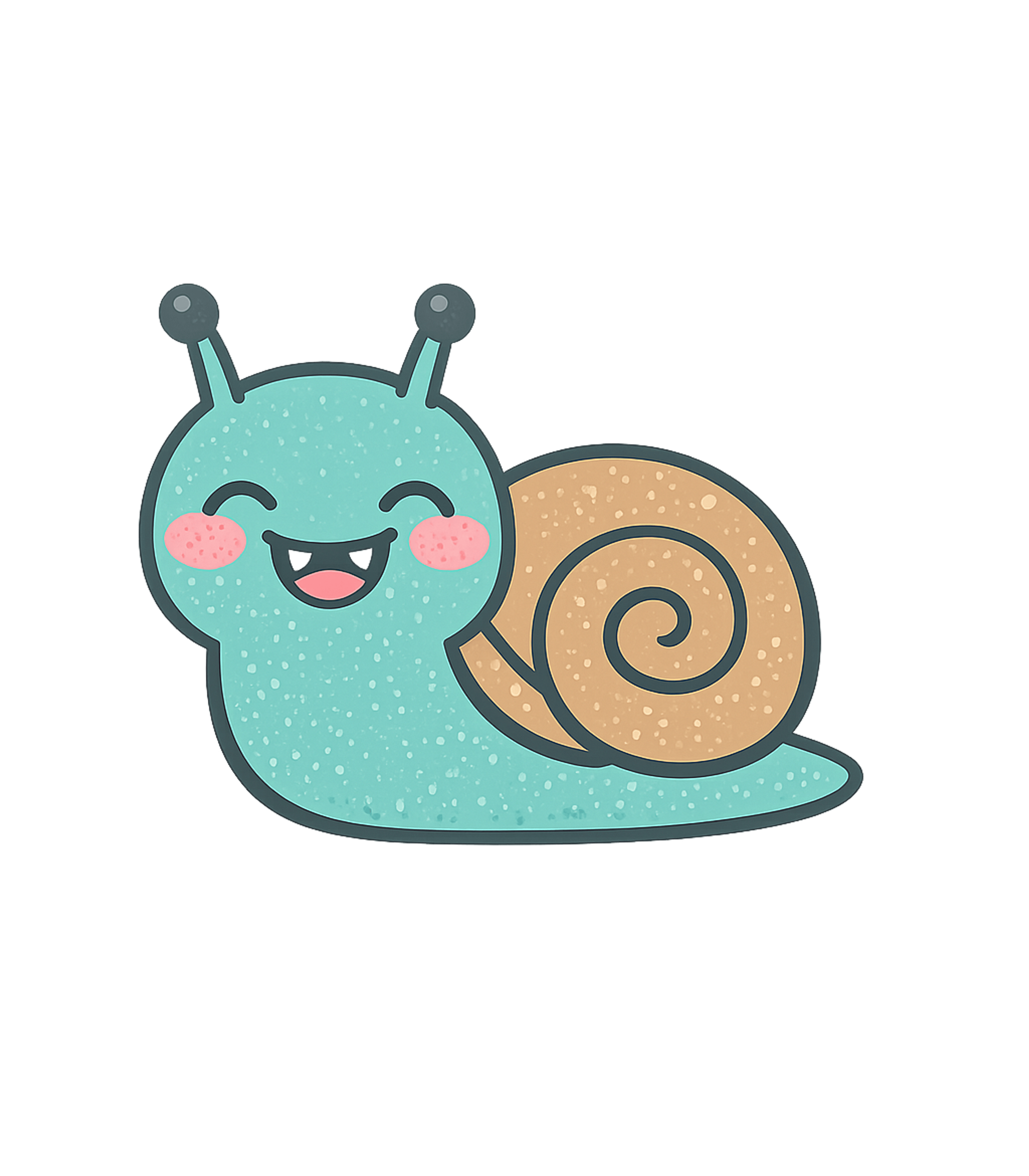 Happy Snail Cartoon Wildlife Premium T-Shirt featuring This cheerful graphic features a cute, smiling snail with a – designed by Geoff Brown @ SunFrog Happy Snail Cartoon Wildlife Premium T-Shirt featuring This cheerful graphic features a cute, smiling snail with a – designed by Geoff Brown @ SunFrog