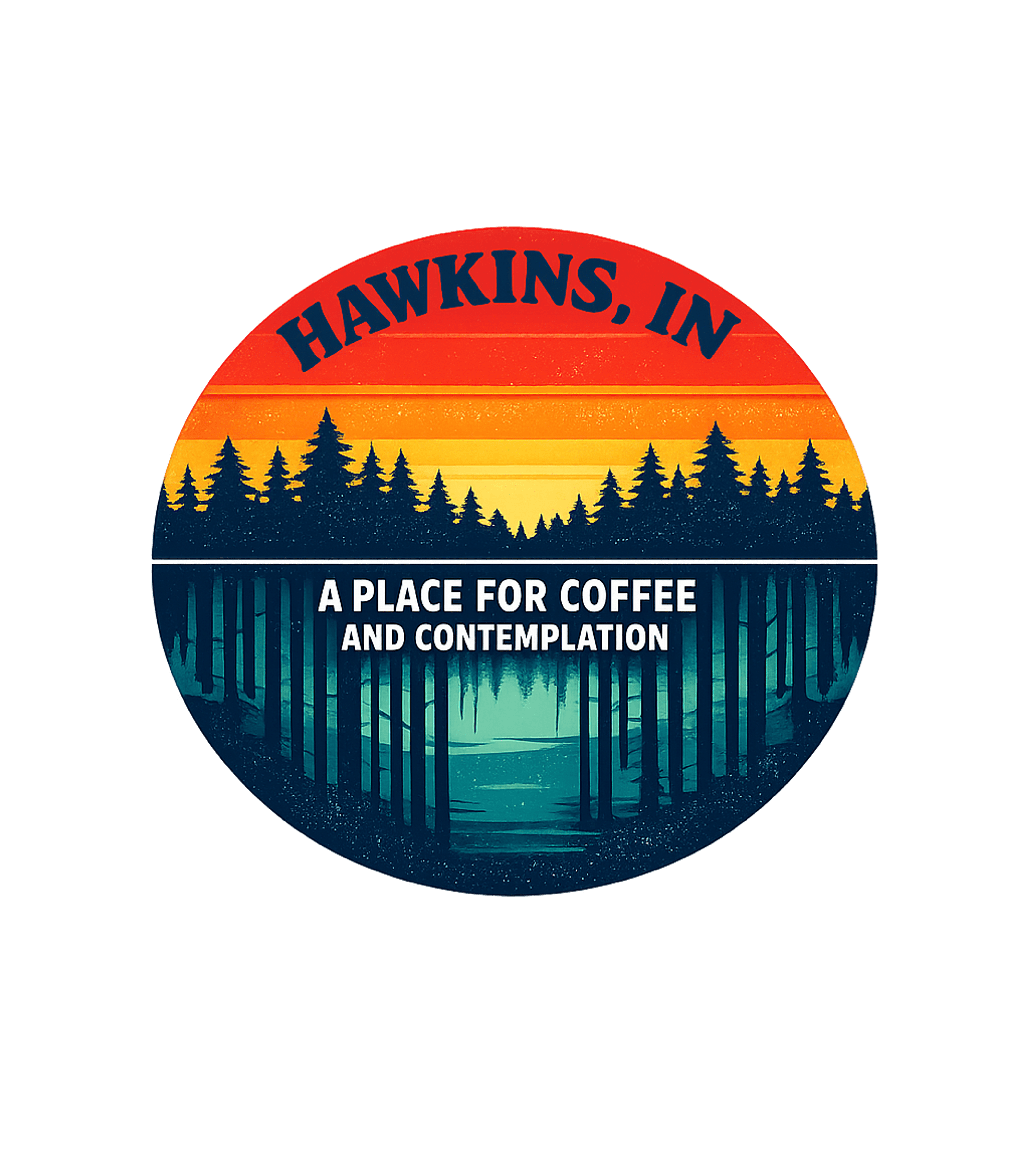 Hawkins Coffee Contemplation Indiana Premium T-Shirt featuring Embrace the serene yet mysterious vibe of Hawkins, Indiana, – designed by Geoff Brown @ SunFrog Hawkins Coffee Contemplation Indiana Premium T-Shirt featuring Embrace the serene yet mysterious vibe of Hawkins, Indiana, – designed by Geoff Brown @ SunFrog