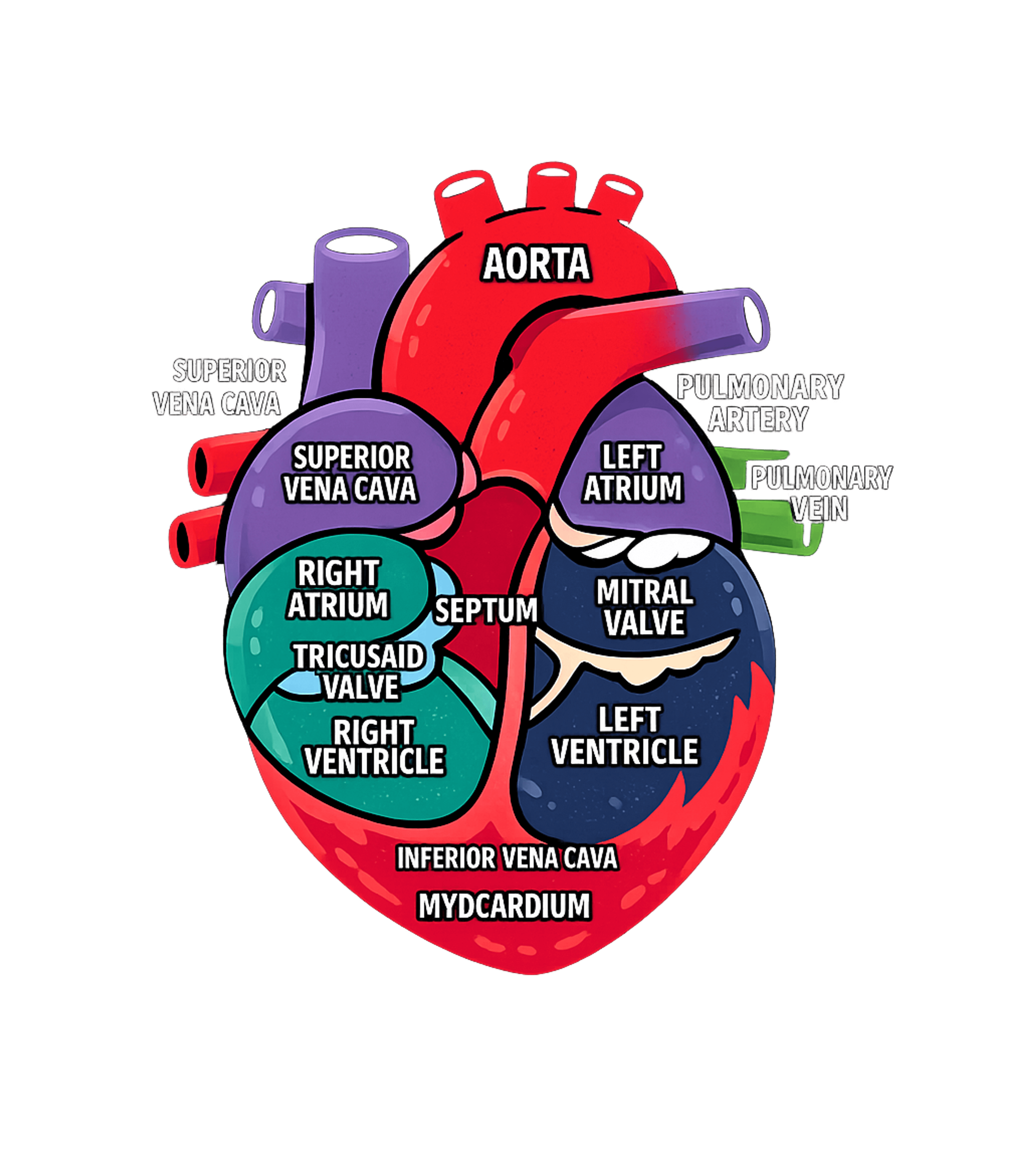 Heart Anatomy Diagram Nurse Hooded Sweatshirt featuring Show your love for biology with this vibrant, cartoon-style – designed by Geoff Brown @ SunFrog Heart Anatomy Diagram Nurse Hooded Sweatshirt featuring Show your love for biology with this vibrant, cartoon-style – designed by Geoff Brown @ SunFrog