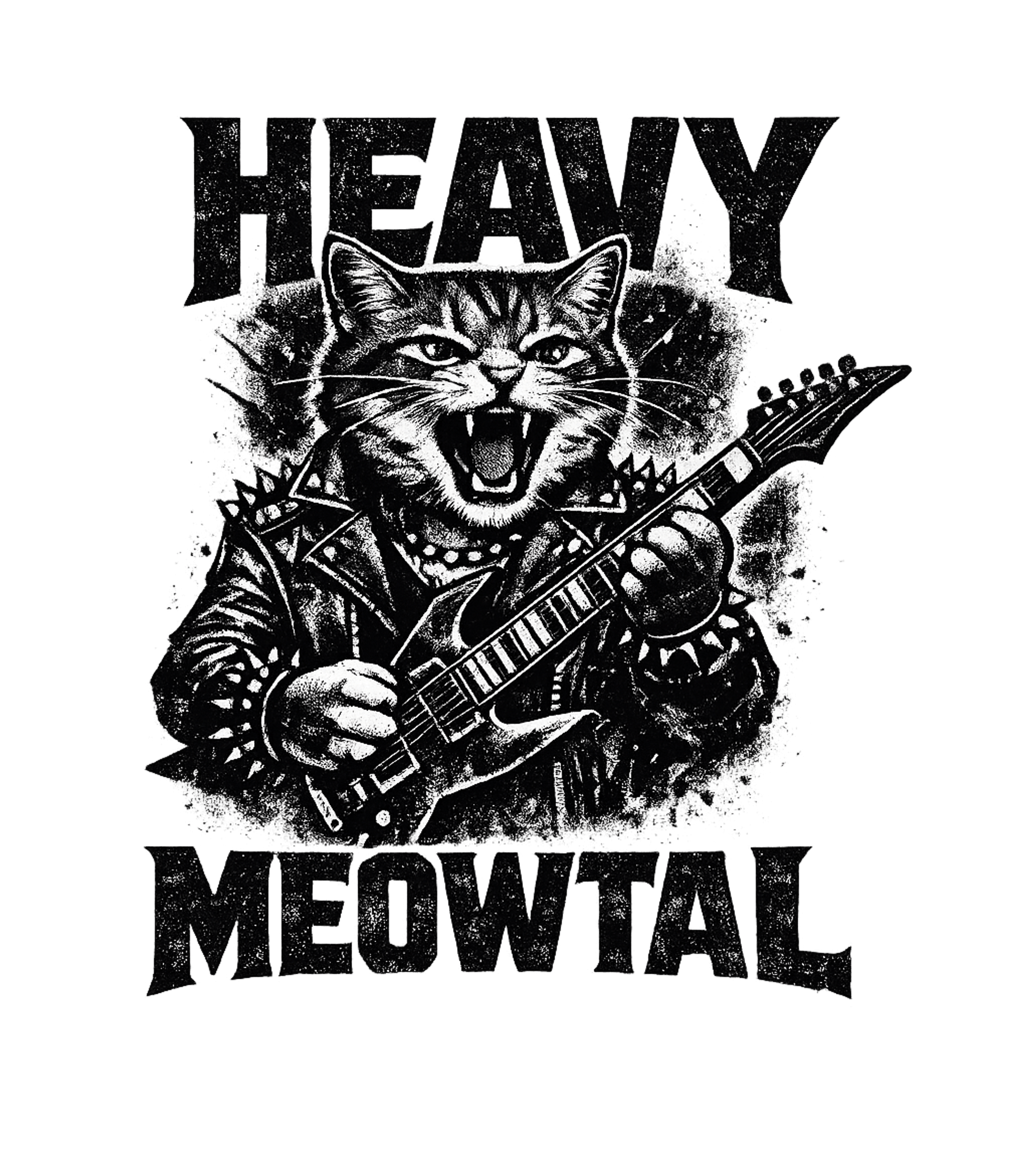 Heavy Meowtal Cat Cats Premium T-Shirt featuring Unleash your inner rock star with this 'Heavy Meowtal' cat d – designed by Geoff Brown @ SunFrog Heavy Meowtal Cat Cats Premium T-Shirt featuring Unleash your inner rock star with this 'Heavy Meowtal' cat d – designed by Geoff Brown @ SunFrog