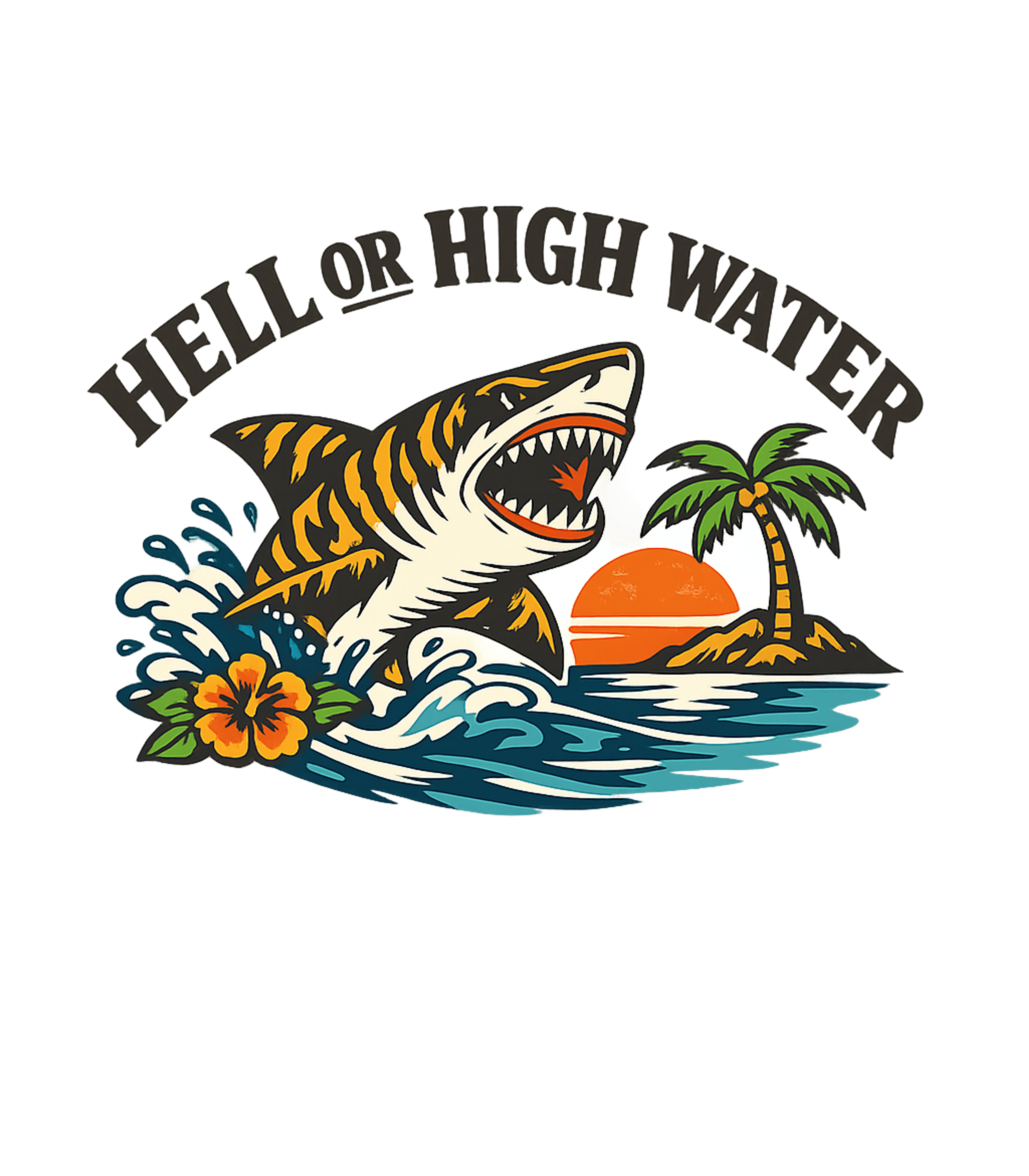 Hell or High Water Wildlife Crewneck Sweatshirt featuring Embrace the adventurous spirit with this vibrant graphic tee – designed by Geoff Brown @ SunFrog Hell or High Water Wildlife Crewneck Sweatshirt featuring Embrace the adventurous spirit with this vibrant graphic tee – designed by Geoff Brown @ SunFrog