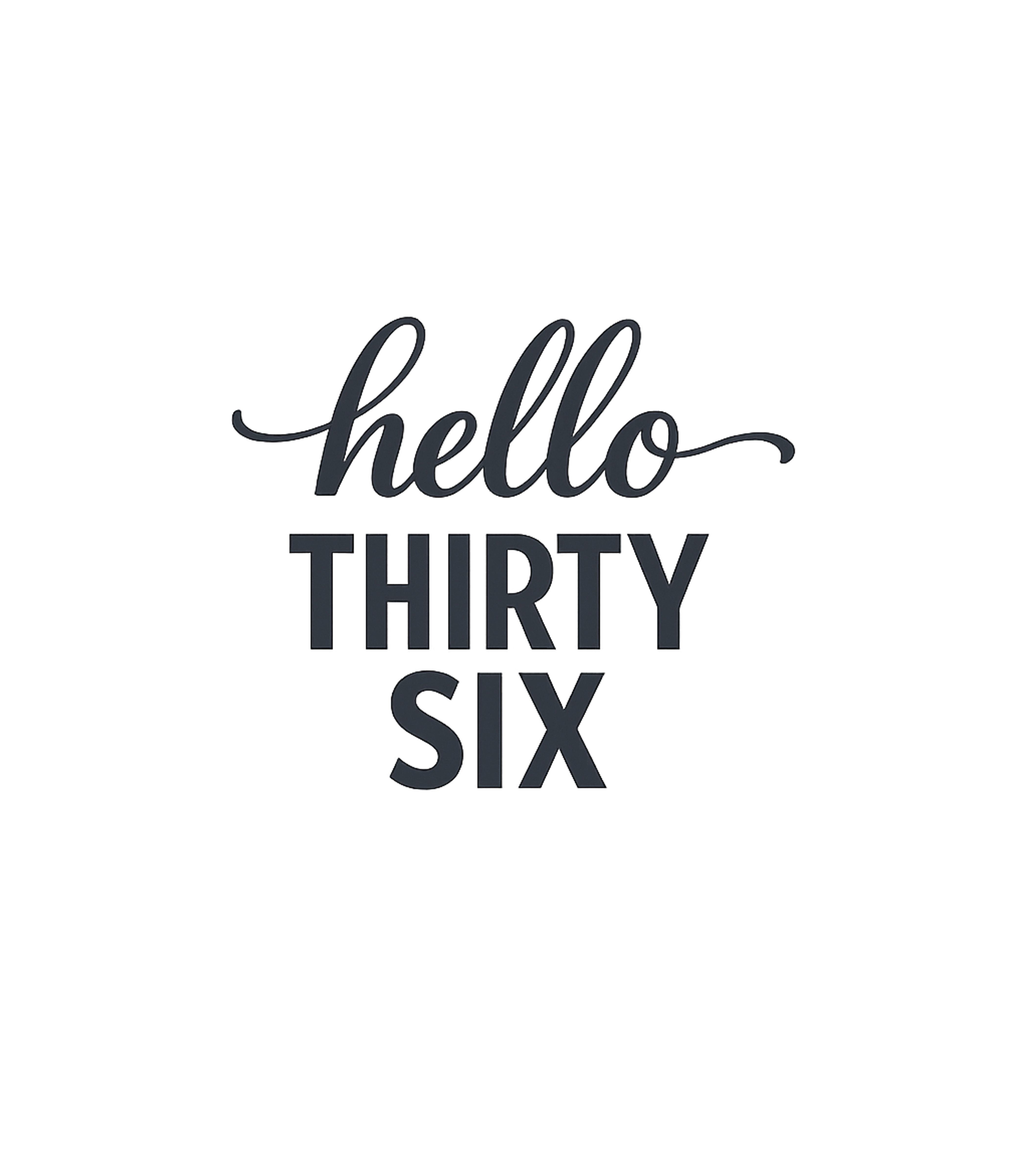 Hello Thirty Six Birthdays Premium T-Shirt featuring Celebrate a milestone birthday with this stylish 'Hello Thir – designed by Geoff Brown @ SunFrog Hello Thirty Six Birthdays Premium T-Shirt featuring Celebrate a milestone birthday with this stylish 'Hello Thir – designed by Geoff Brown @ SunFrog