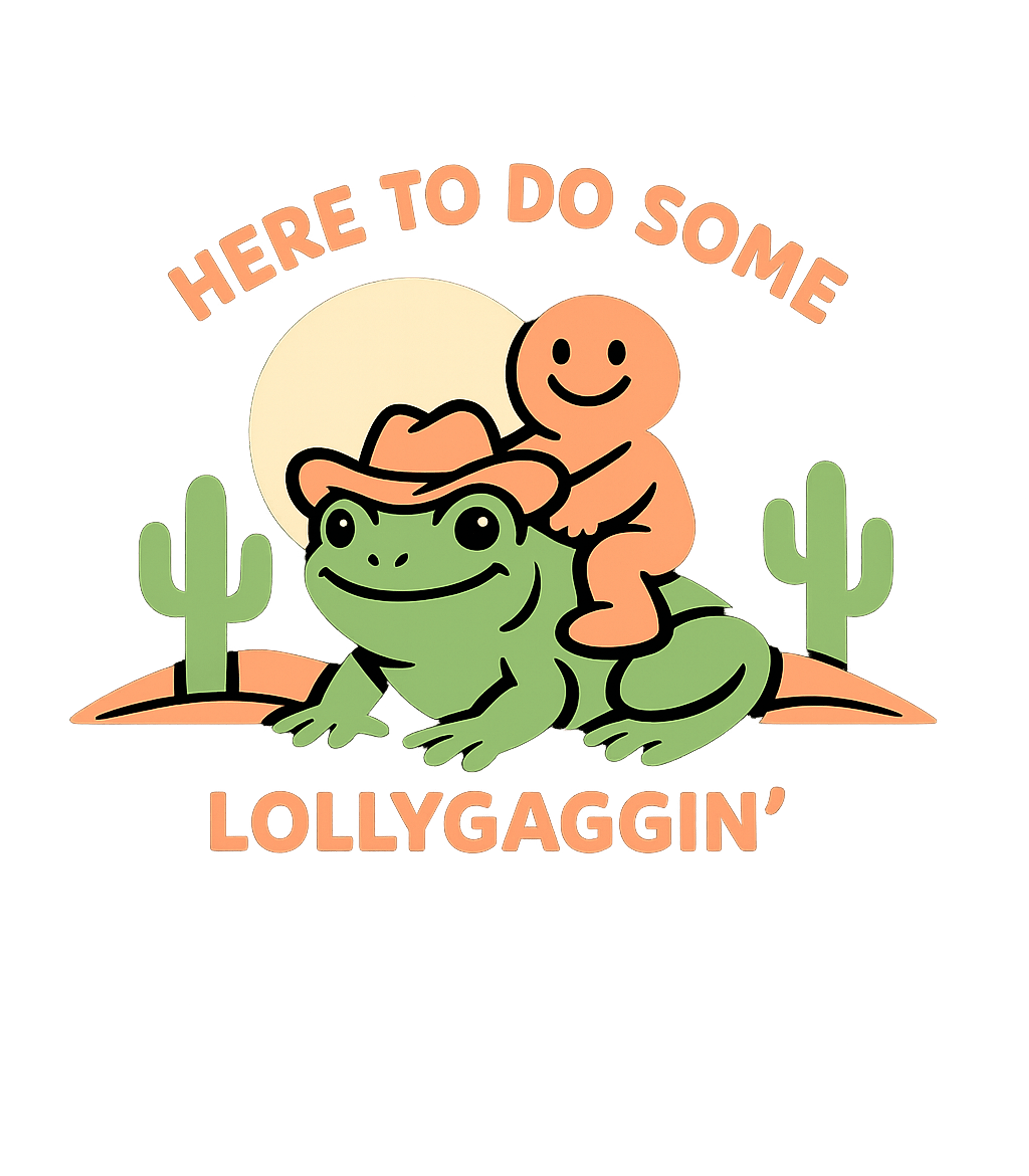 Here To Lollygag Meme Humor Hooded Sweatshirt featuring A whimsical design featuring a charming cowboy frog and a ch – designed by Geoff Brown @ SunFrog Here To Lollygag Meme Humor Hooded Sweatshirt featuring A whimsical design featuring a charming cowboy frog and a ch – designed by Geoff Brown @ SunFrog