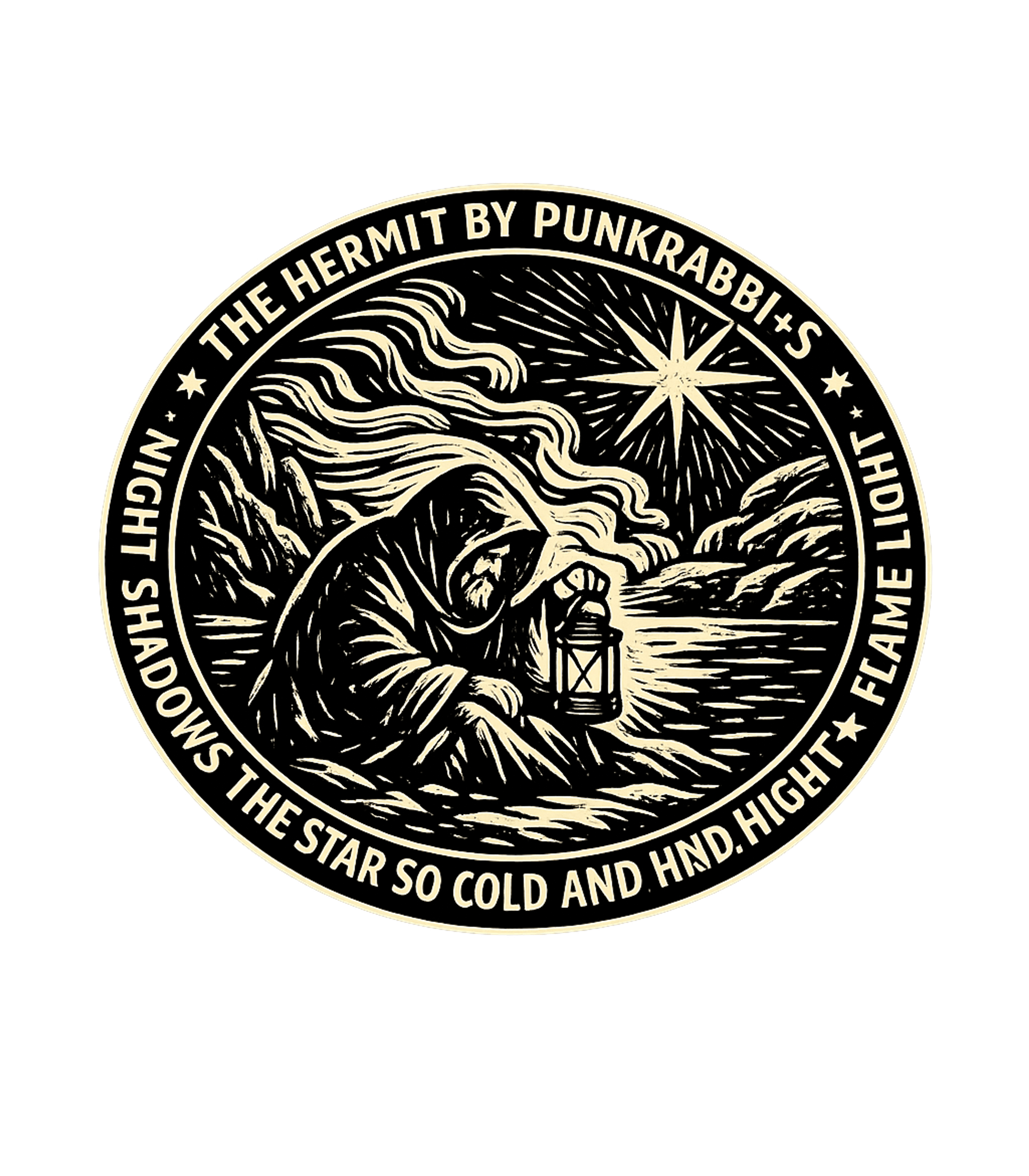 Hermit Flame Light Inspirational Messages Premium T-Shirt featuring Embrace the mystical with this vintage woodcut-style design – designed by Geoff Brown @ SunFrog Hermit Flame Light Inspirational Messages Premium T-Shirt featuring Embrace the mystical with this vintage woodcut-style design – designed by Geoff Brown @ SunFrog