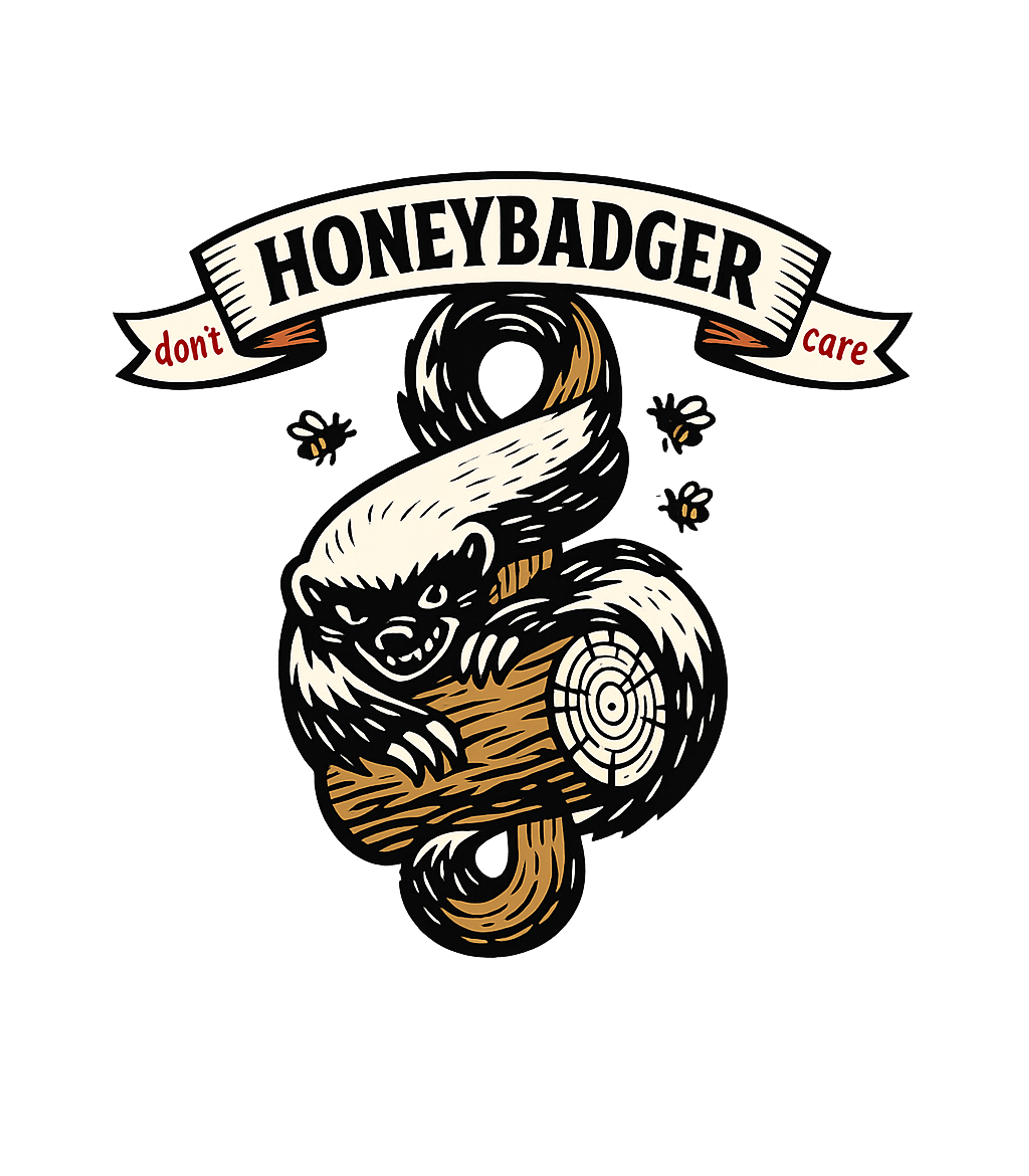 Honey Badger Don't Care Wildlife Premium T-Shirt featuring Embrace your fearless attitude with this bold honey badger g – designed by Geoff Brown @ SunFrog Honey Badger Don't Care Wildlife Premium T-Shirt featuring Embrace your fearless attitude with this bold honey badger g – designed by Geoff Brown @ SunFrog