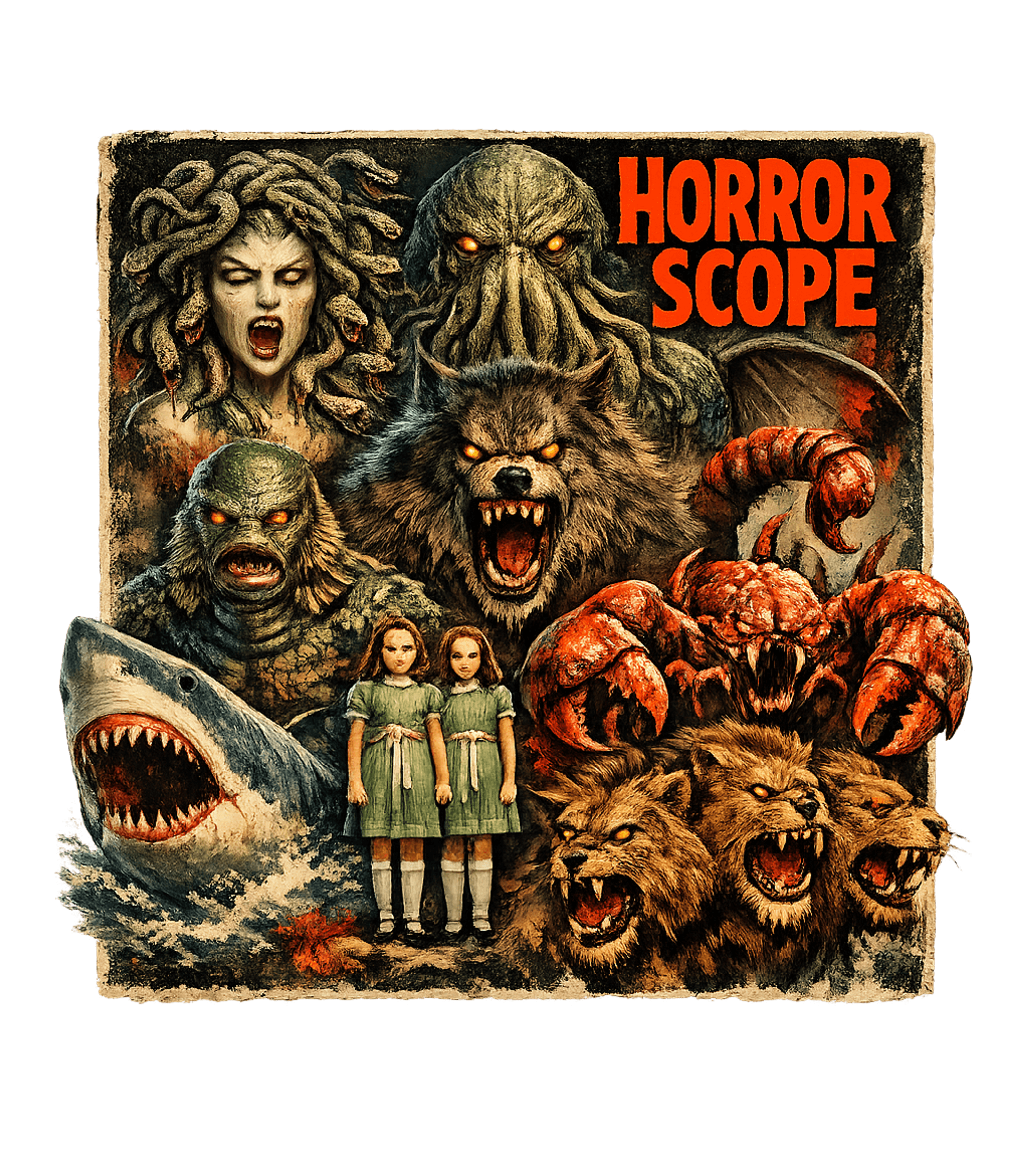 Horror Scope Creatures halloween Premium T-Shirt featuring Unleash your inner monster with this epic t-shirt featuring – designed by Geoff Brown @ SunFrog Horror Scope Creatures halloween Premium T-Shirt featuring Unleash your inner monster with this epic t-shirt featuring – designed by Geoff Brown @ SunFrog