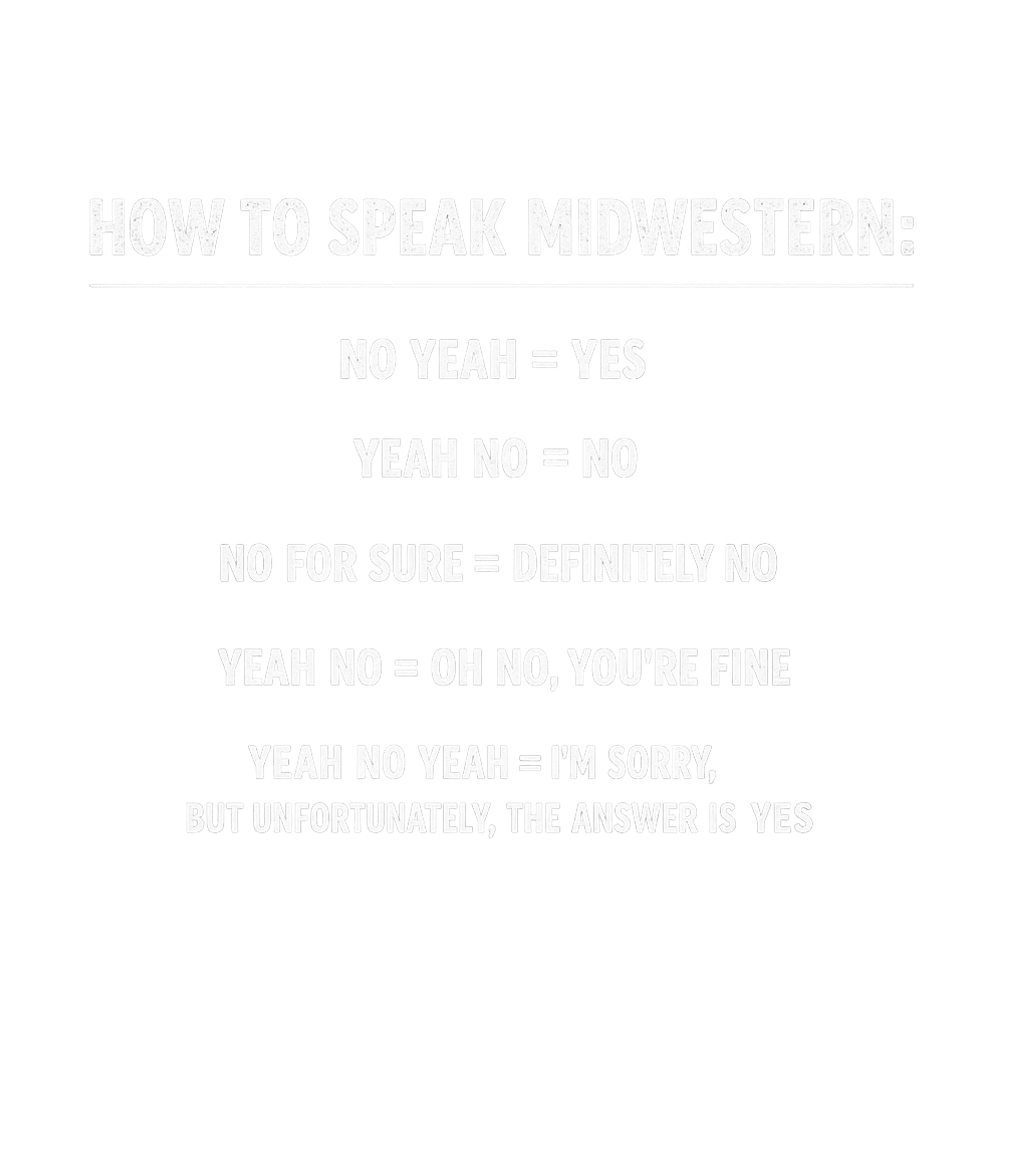 How To Speak Midwestern Sarcasm Premium T-Shirt featuring Navigate the charming and sometimes confusing world of Midwe – designed by Geoff Brown @ SunFrog How To Speak Midwestern Sarcasm Premium T-Shirt featuring Navigate the charming and sometimes confusing world of Midwe – designed by Geoff Brown @ SunFrog