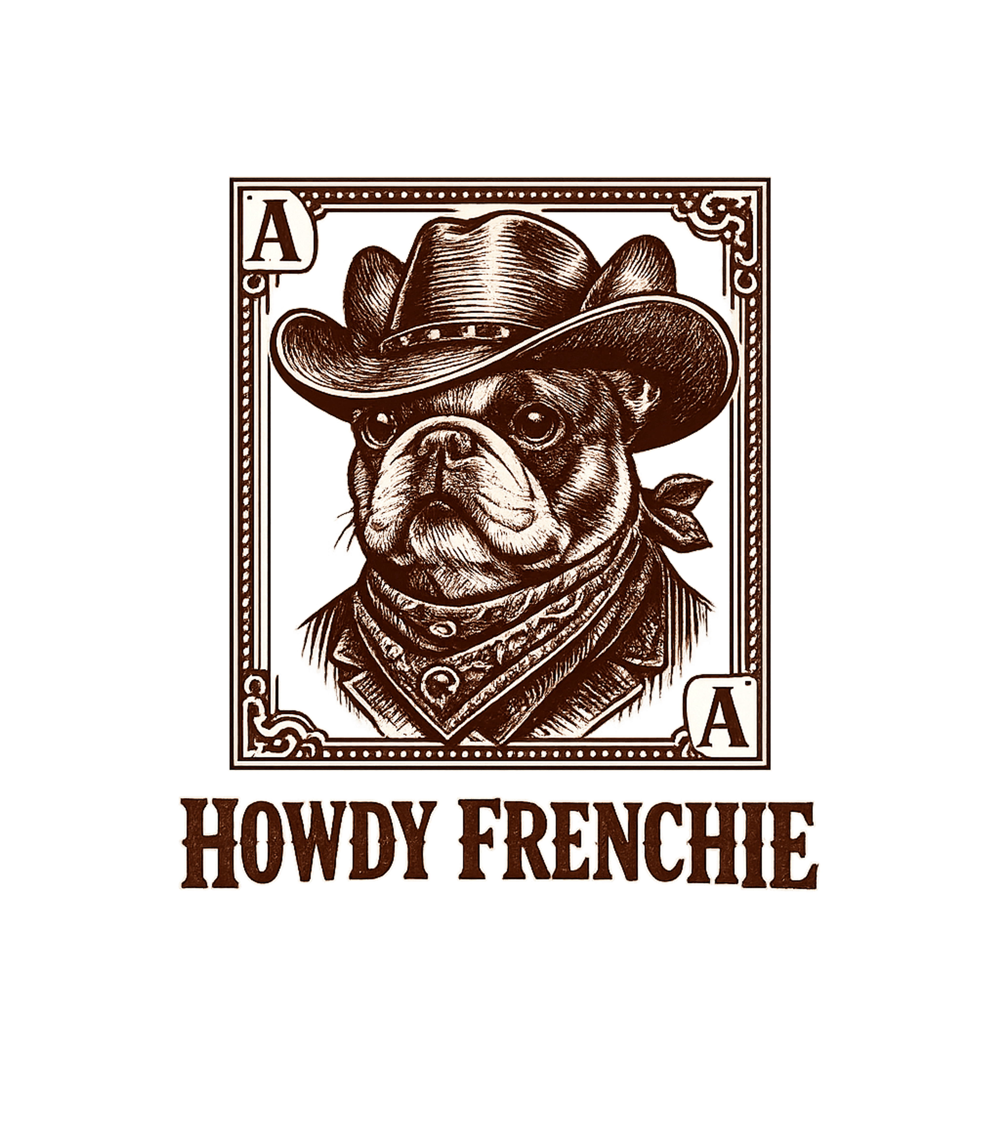 Howdy Frenchie Cowboy Dog Dogs Premium T-Shirt featuring Show your love for French Bulldogs with this unique design f – designed by Geoff Brown @ SunFrog Howdy Frenchie Cowboy Dog Dogs Premium T-Shirt featuring Show your love for French Bulldogs with this unique design f – designed by Geoff Brown @ SunFrog