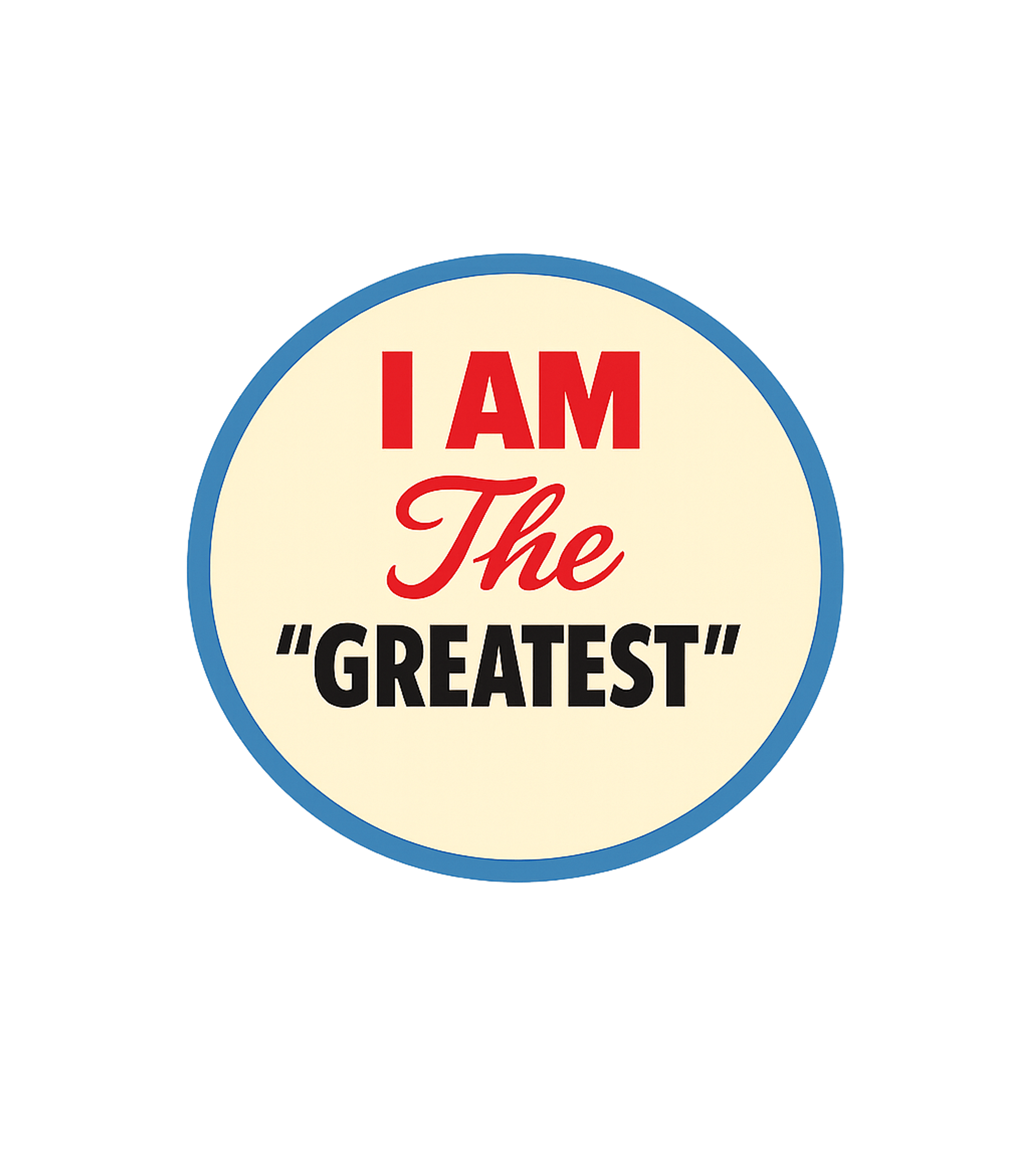 I Am The Greatest Fitness Crewneck Sweatshirt featuring Declare your confidence with this retro 'I Am The Greatest' – designed by Geoff Brown @ SunFrog I Am The Greatest Fitness Crewneck Sweatshirt featuring Declare your confidence with this retro 'I Am The Greatest' – designed by Geoff Brown @ SunFrog
