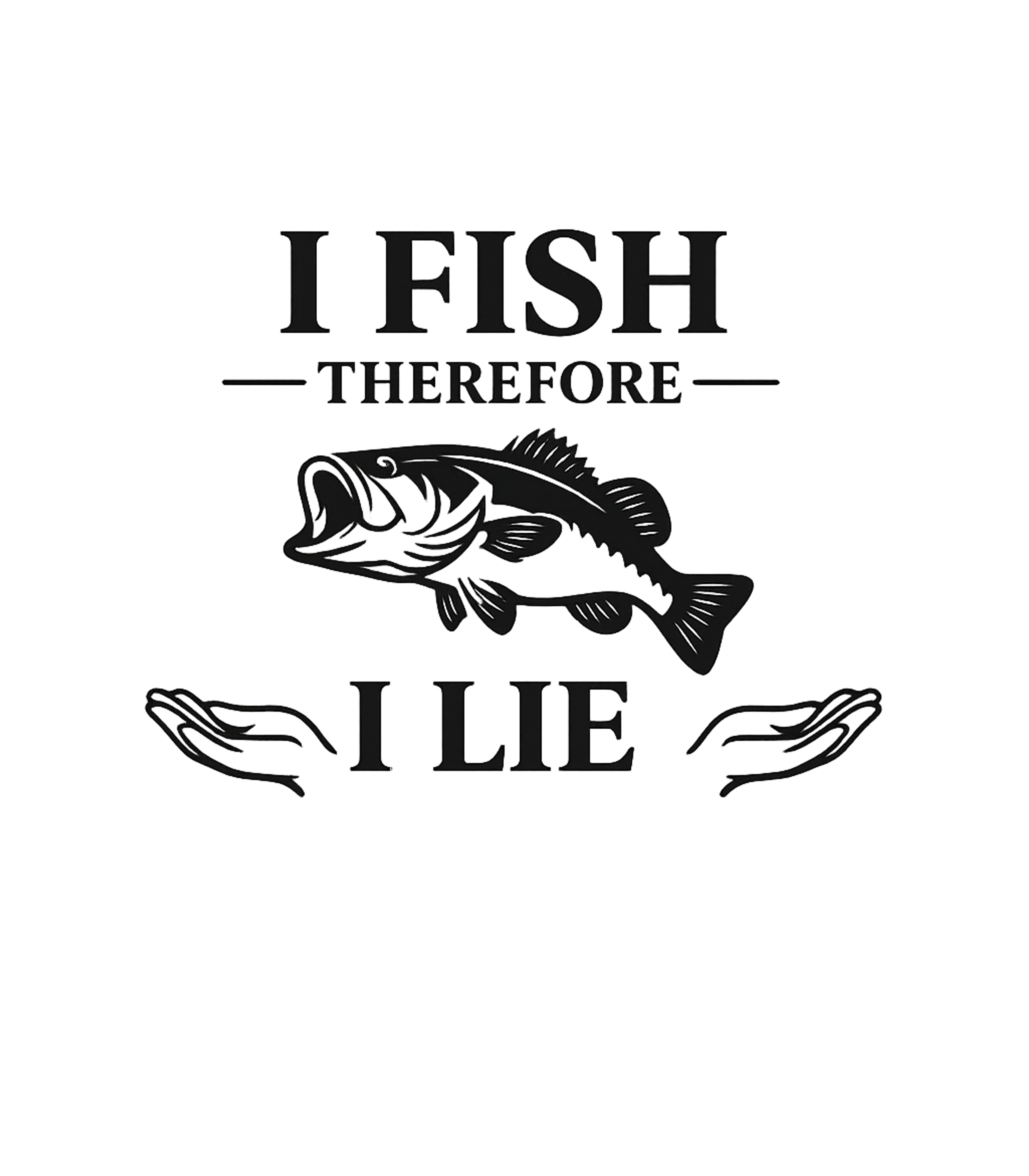 I Fish Therefore I Lie Fishing Crewneck Sweatshirt featuring Show off your angler's humor with this clever t-shirt featur – designed by Geoff Brown @ SunFrog I Fish Therefore I Lie Fishing Crewneck Sweatshirt featuring Show off your angler's humor with this clever t-shirt featur – designed by Geoff Brown @ SunFrog