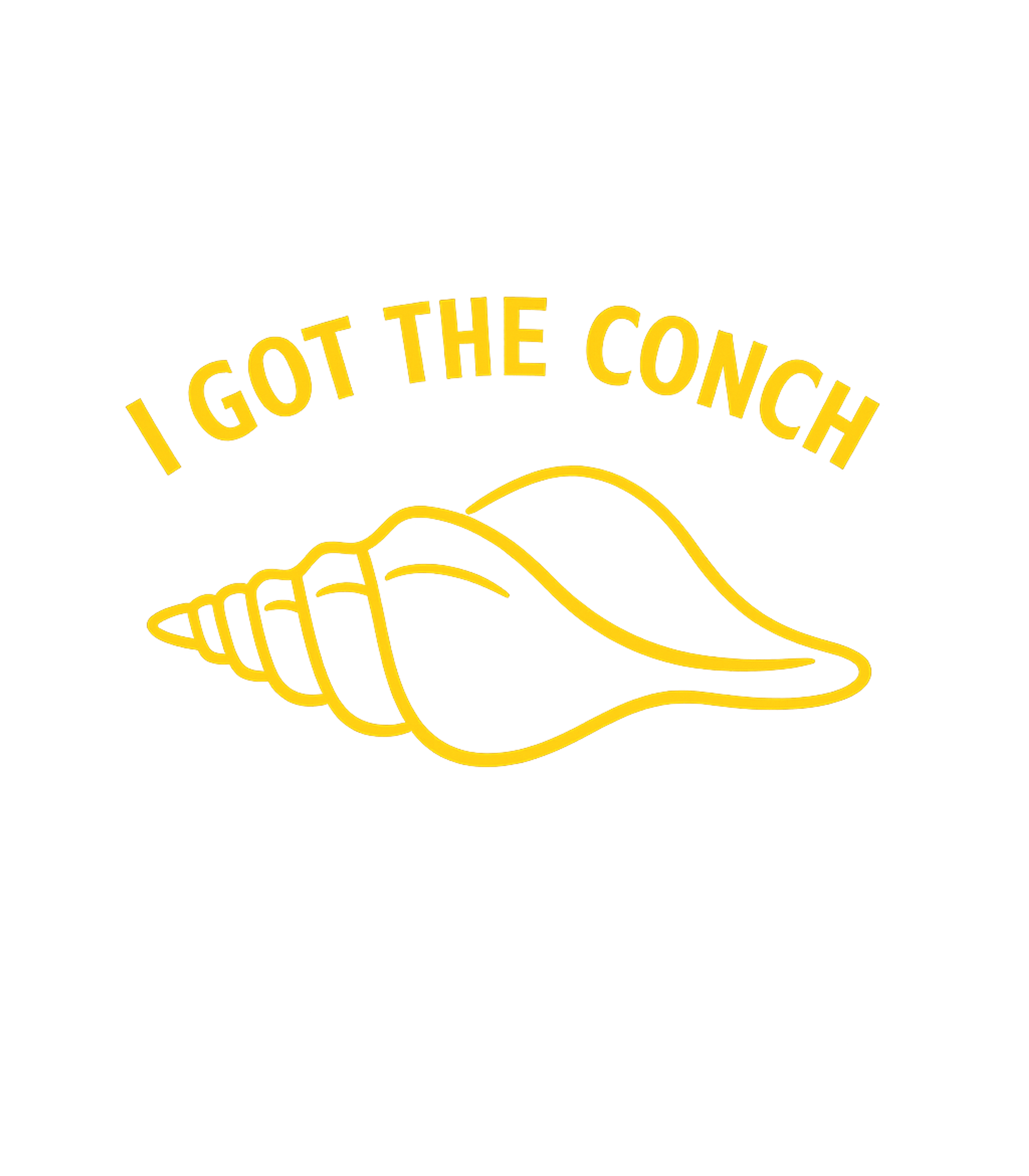 I Got The Conch Meme Humor Hooded Sweatshirt featuring Assert your right to speak with this clever graphic tee feat – designed by Geoff Brown @ SunFrog I Got The Conch Meme Humor Hooded Sweatshirt featuring Assert your right to speak with this clever graphic tee feat – designed by Geoff Brown @ SunFrog