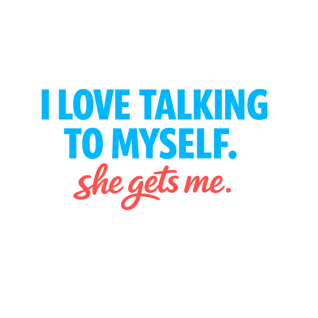 I Love Talking To Myself Sarcasm Premium T-Shirt featuring This design humorously captures the joy of self-conversation – designed by Destinie Laslo @ SunFrog I Love Talking To Myself Sarcasm Premium T-Shirt featuring This design humorously captures the joy of self-conversation – designed by Destinie Laslo @ SunFrog