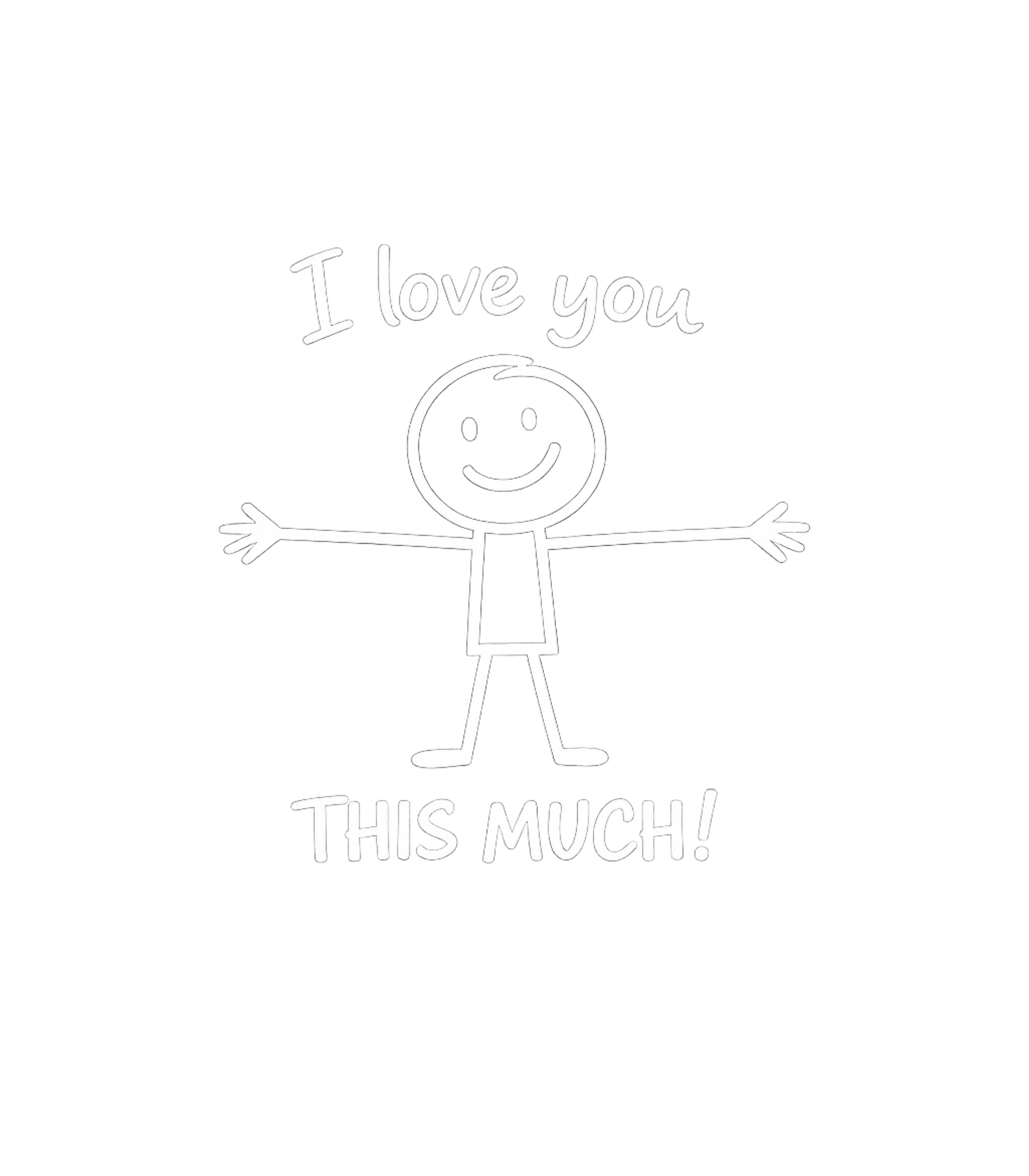 I Love You This Much Valentine’s Day Hooded Sweatshirt featuring Show your affection with this charming stick figure design – designed by Geoff Brown @ SunFrog I Love You This Much Valentine’s Day Hooded Sweatshirt featuring Show your affection with this charming stick figure design – designed by Geoff Brown @ SunFrog