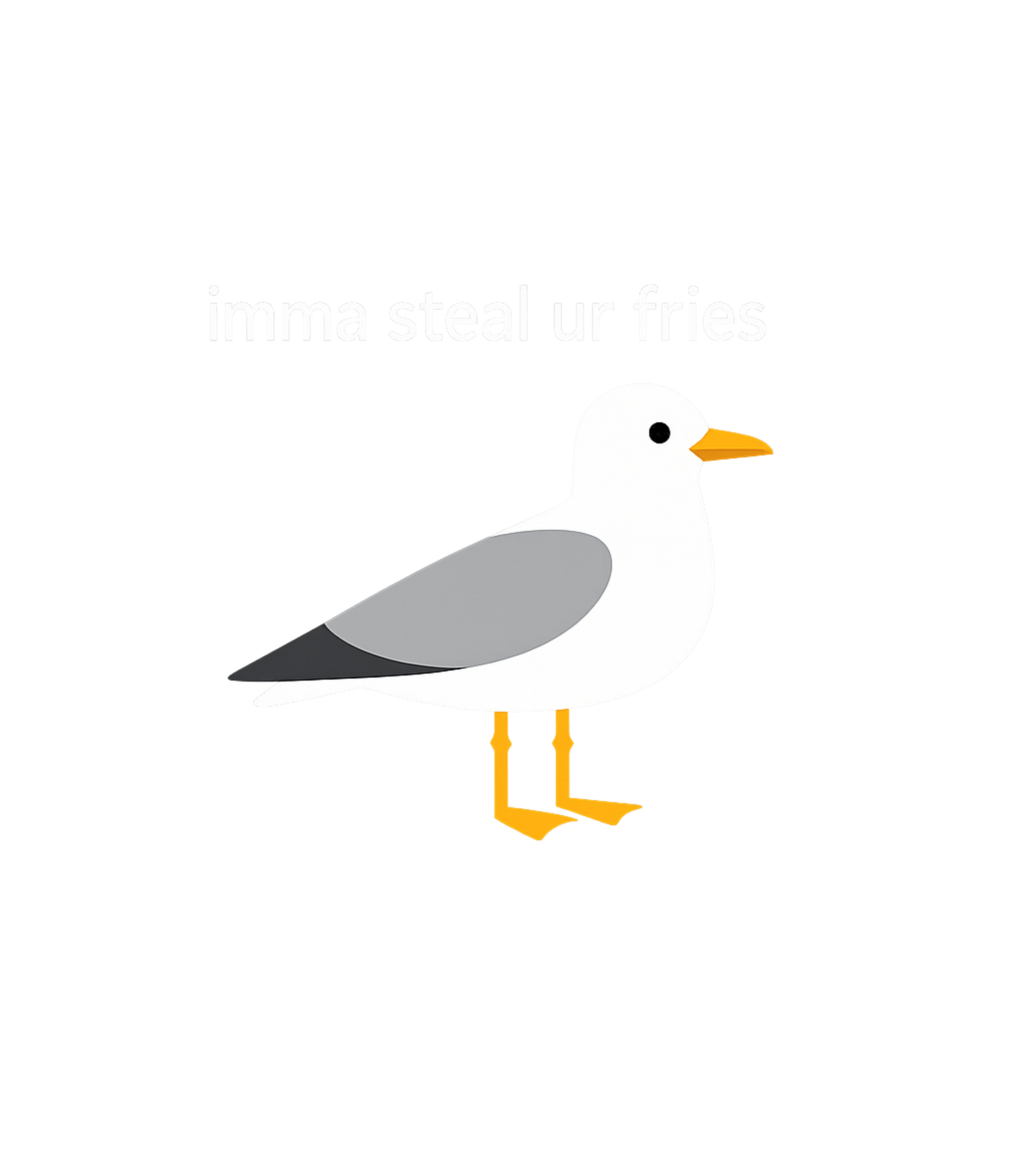 Imma Steal Ur Fries Meme Humor Crewneck Sweatshirt featuring This fun graphic tee features a determined seagull ready to – designed by Geoff Brown @ SunFrog Imma Steal Ur Fries Meme Humor Crewneck Sweatshirt featuring This fun graphic tee features a determined seagull ready to – designed by Geoff Brown @ SunFrog