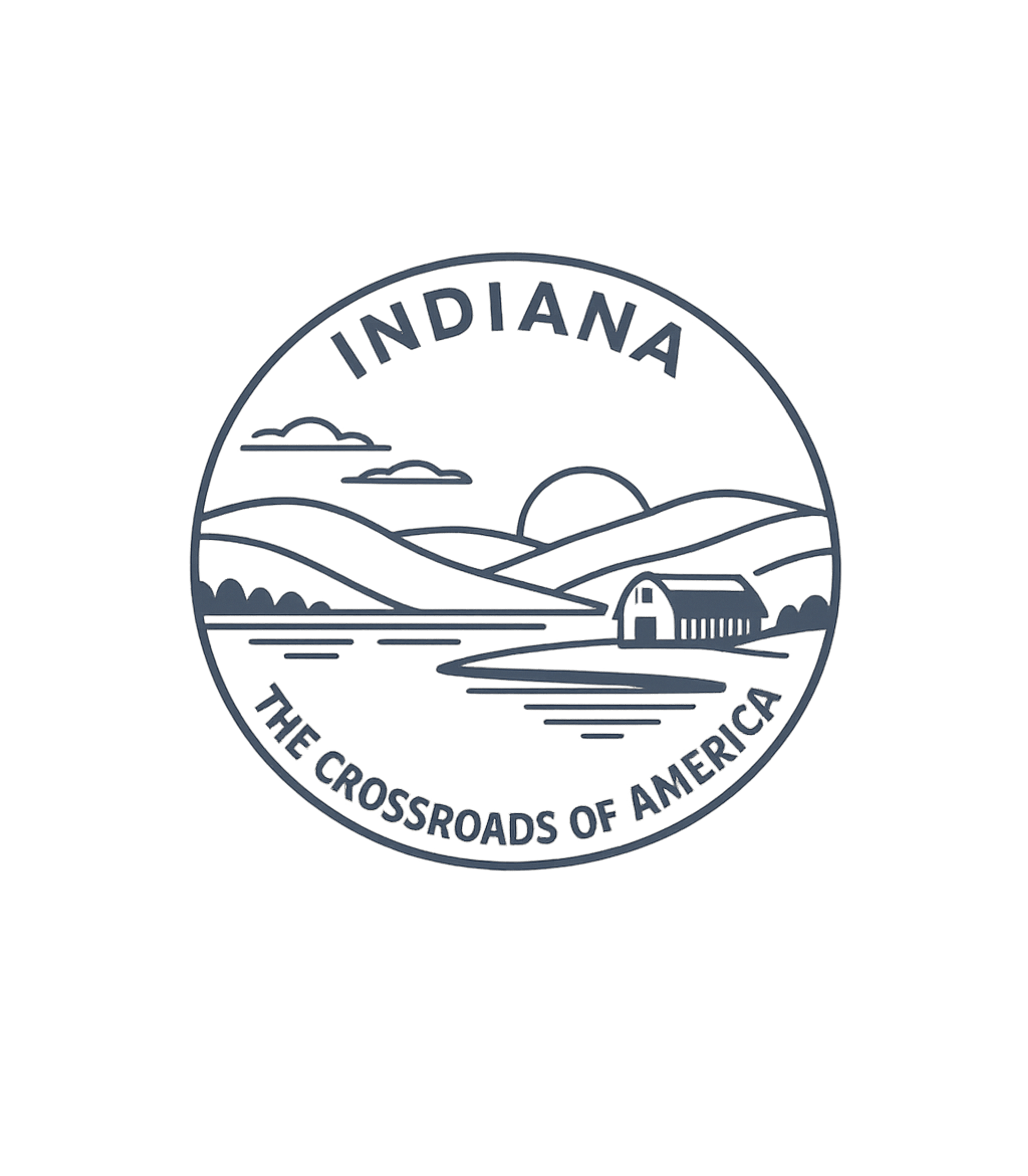 Indiana Crossroads Pride Indiana Hooded Sweatshirt featuring Show your Indiana pride with this classic line art graphic f – designed by Geoff Brown @ SunFrog Indiana Crossroads Pride Indiana Hooded Sweatshirt featuring Show your Indiana pride with this classic line art graphic f – designed by Geoff Brown @ SunFrog