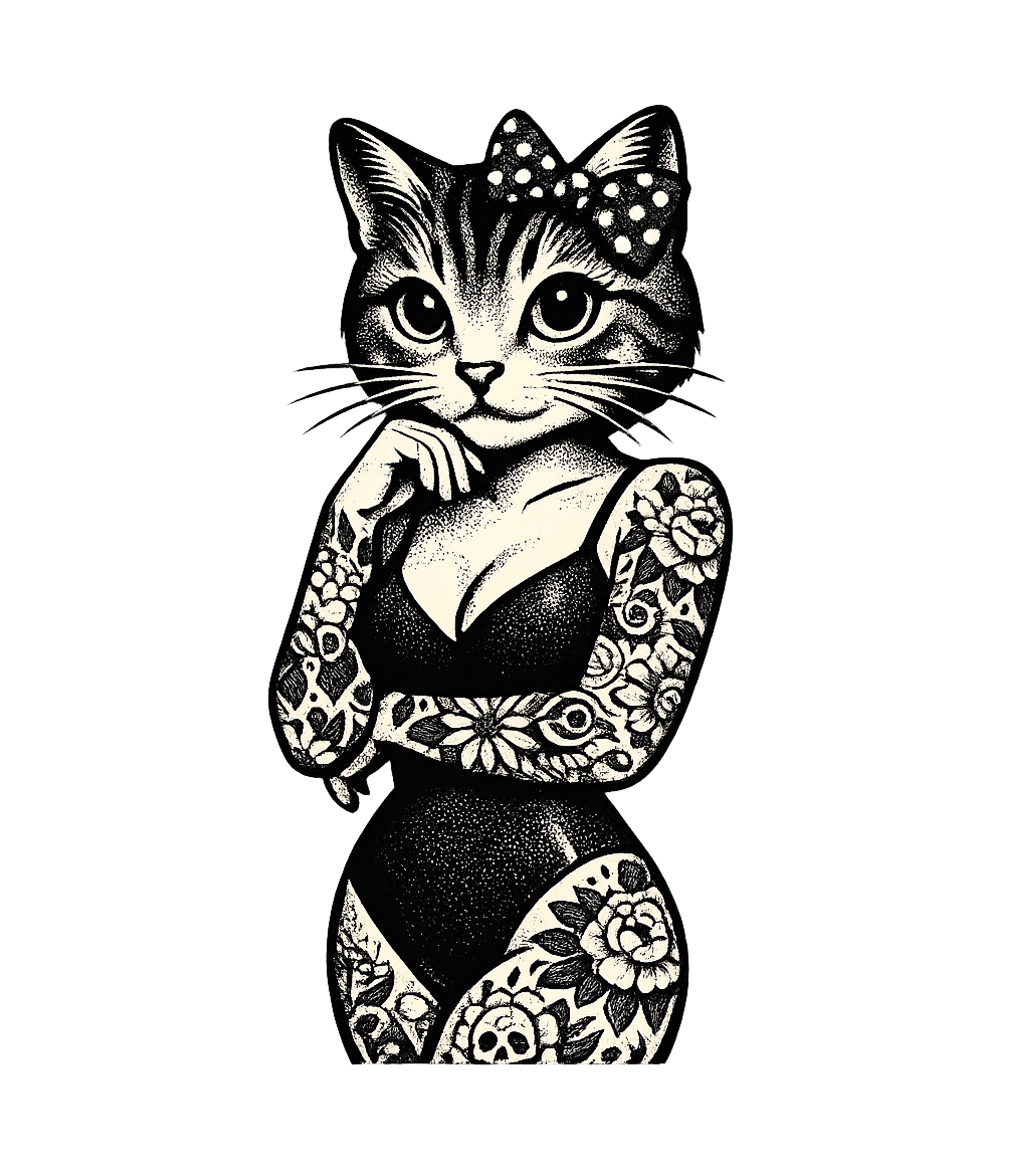 Inked Pinup Cat Cats Crewneck Sweatshirt featuring Show off your unique style with this edgy graphic featuring – designed by Geoff Brown @ SunFrog Inked Pinup Cat Cats Crewneck Sweatshirt featuring Show off your unique style with this edgy graphic featuring – designed by Geoff Brown @ SunFrog