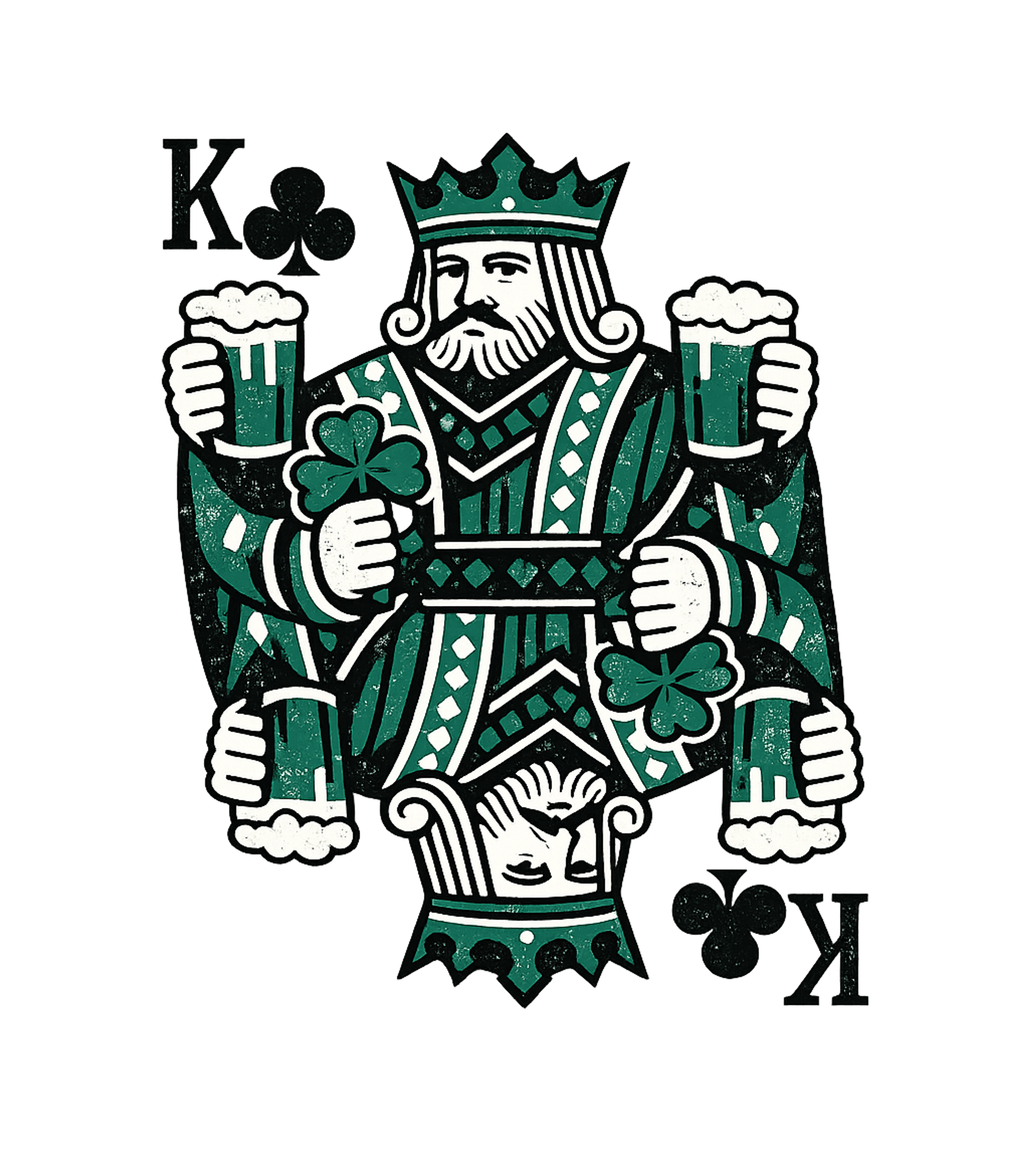 Irish King of Clubs St. Patrick's Day Premium T-Shirt featuring Celebrate St – designed by Geoff Brown @ SunFrog Irish King of Clubs St. Patrick's Day Premium T-Shirt featuring Celebrate St – designed by Geoff Brown @ SunFrog