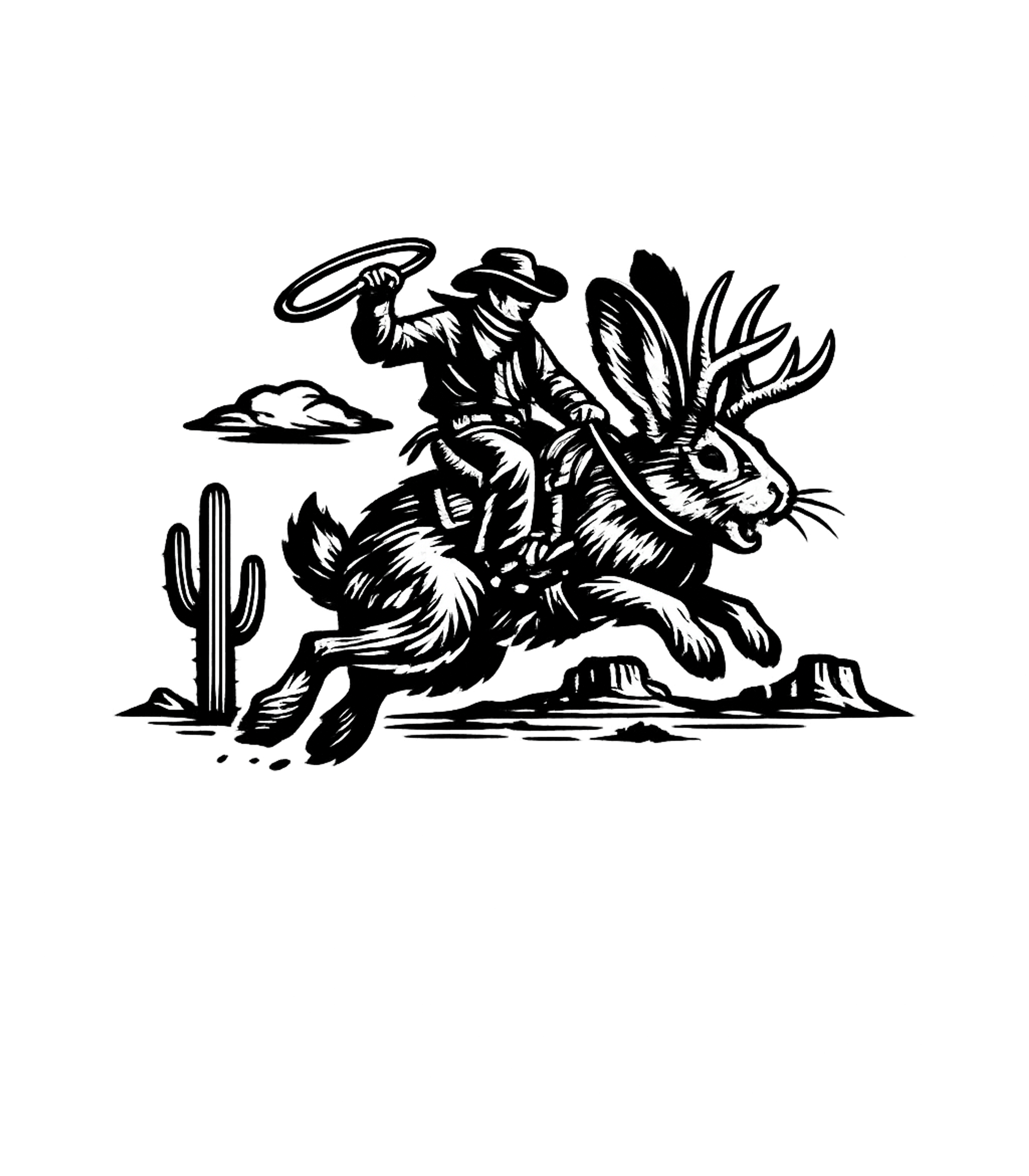 Jackalope Cowboy Ride Wildlife Premium T-Shirt featuring Embrace the legendary spirit of the Wild West with this uniq – designed by Geoff Brown @ SunFrog Jackalope Cowboy Ride Wildlife Premium T-Shirt featuring Embrace the legendary spirit of the Wild West with this uniq – designed by Geoff Brown @ SunFrog