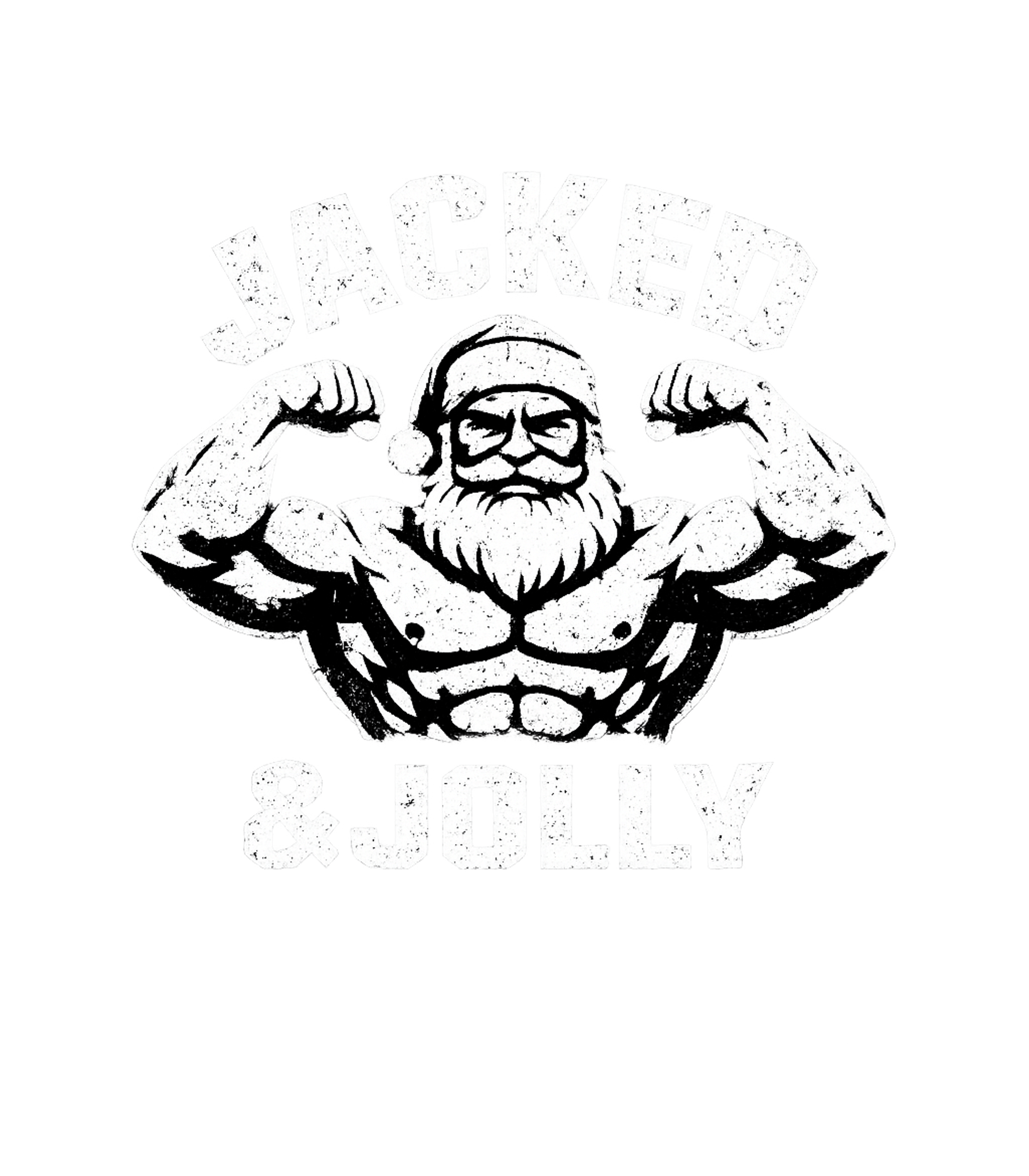 Jacked & Jolly Santa Fitness Premium T-Shirt featuring Celebrate the holidays with this unique 'Jacked & Jolly' des – designed by Geoff Brown @ SunFrog Jacked & Jolly Santa Fitness Premium T-Shirt featuring Celebrate the holidays with this unique 'Jacked & Jolly' des – designed by Geoff Brown @ SunFrog