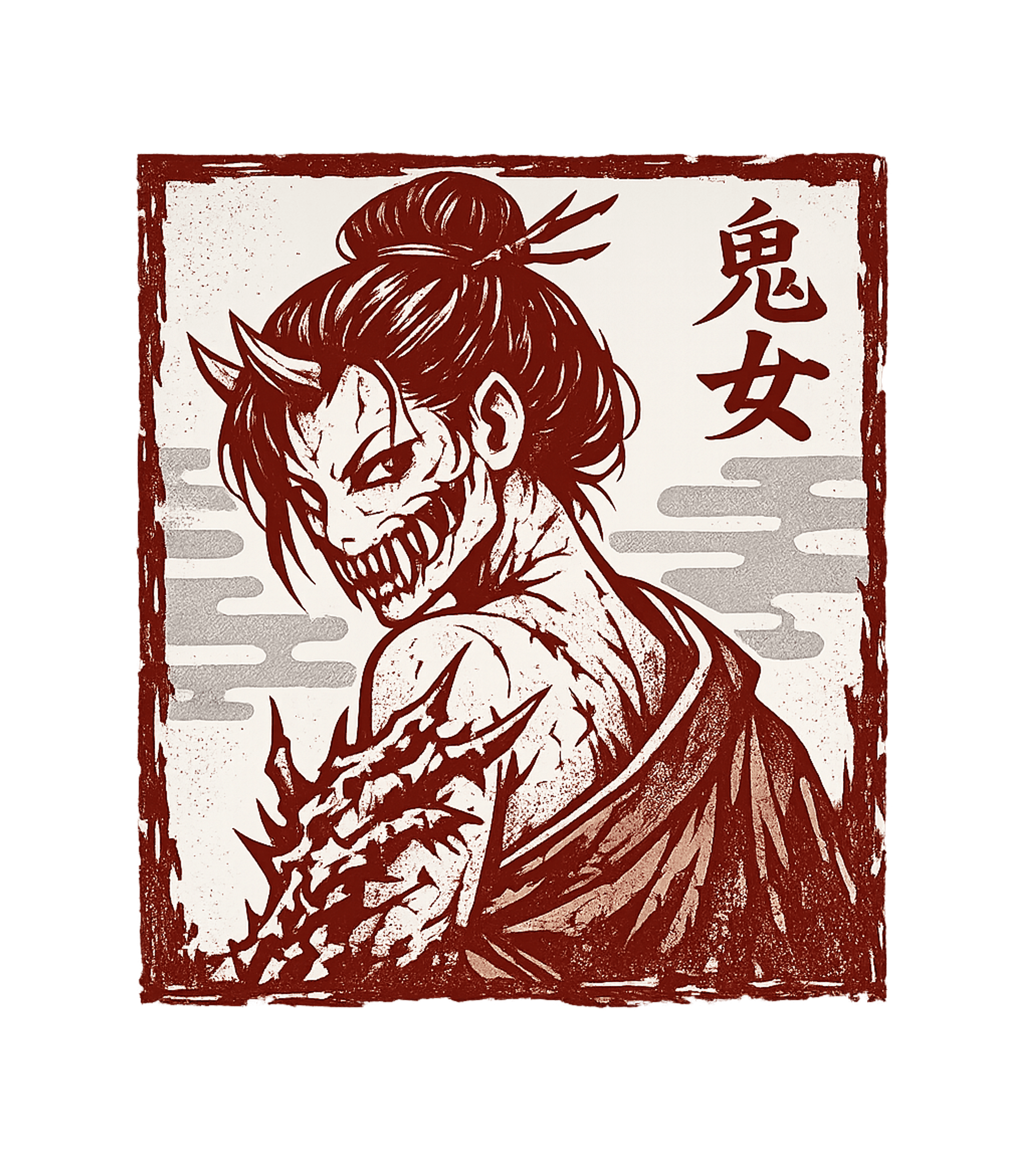 Japanese Demon Woman halloween Premium T-Shirt featuring Embrace the dark allure of Japanese folklore with this graph – designed by Geoff Brown @ SunFrog Japanese Demon Woman halloween Premium T-Shirt featuring Embrace the dark allure of Japanese folklore with this graph – designed by Geoff Brown @ SunFrog