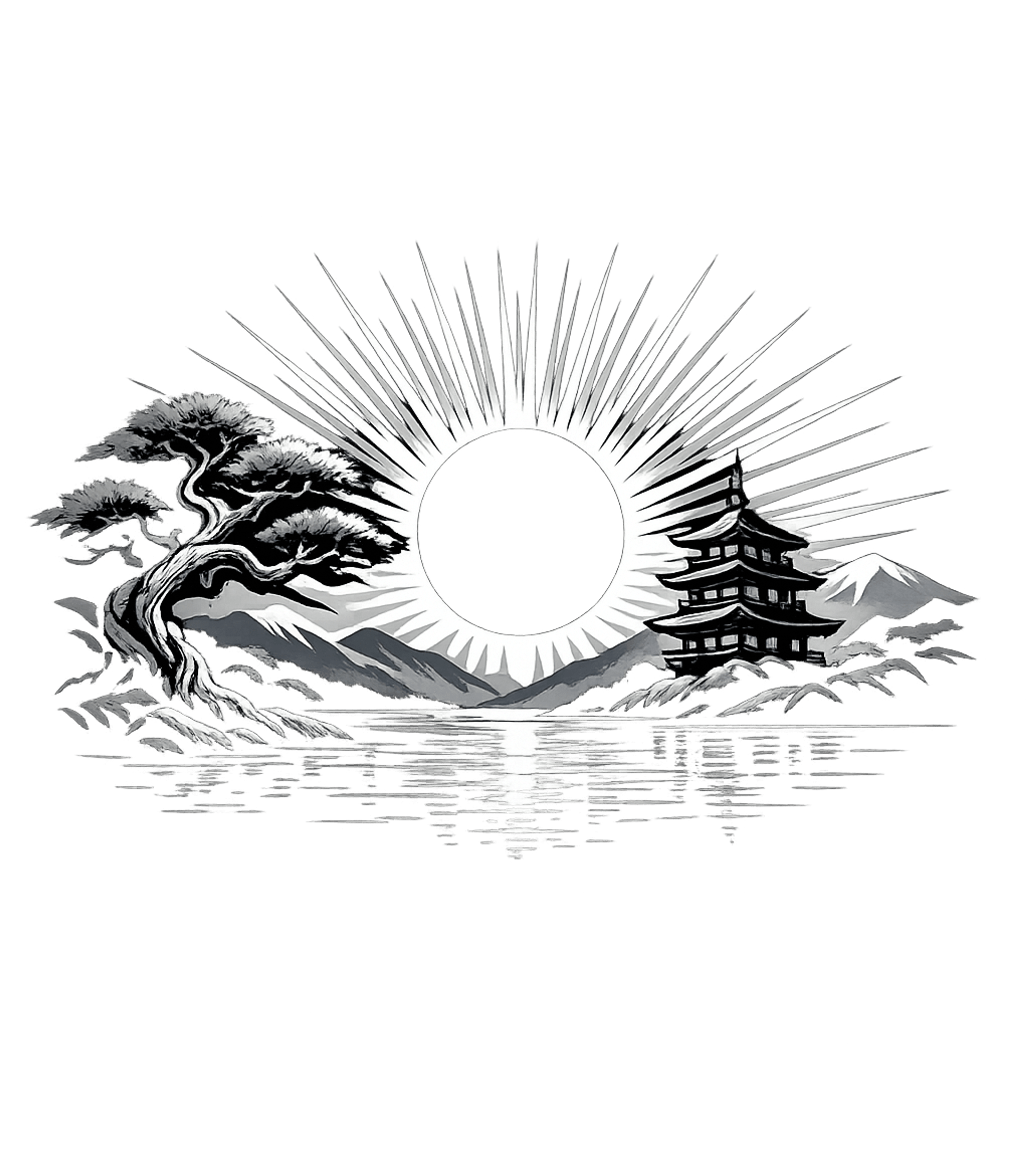 Japanese Eclipse Landscape Travel Hooded Sweatshirt featuring Capture the serene beauty of an oriental landscape with this – designed by Geoff Brown @ SunFrog Japanese Eclipse Landscape Travel Hooded Sweatshirt featuring Capture the serene beauty of an oriental landscape with this – designed by Geoff Brown @ SunFrog