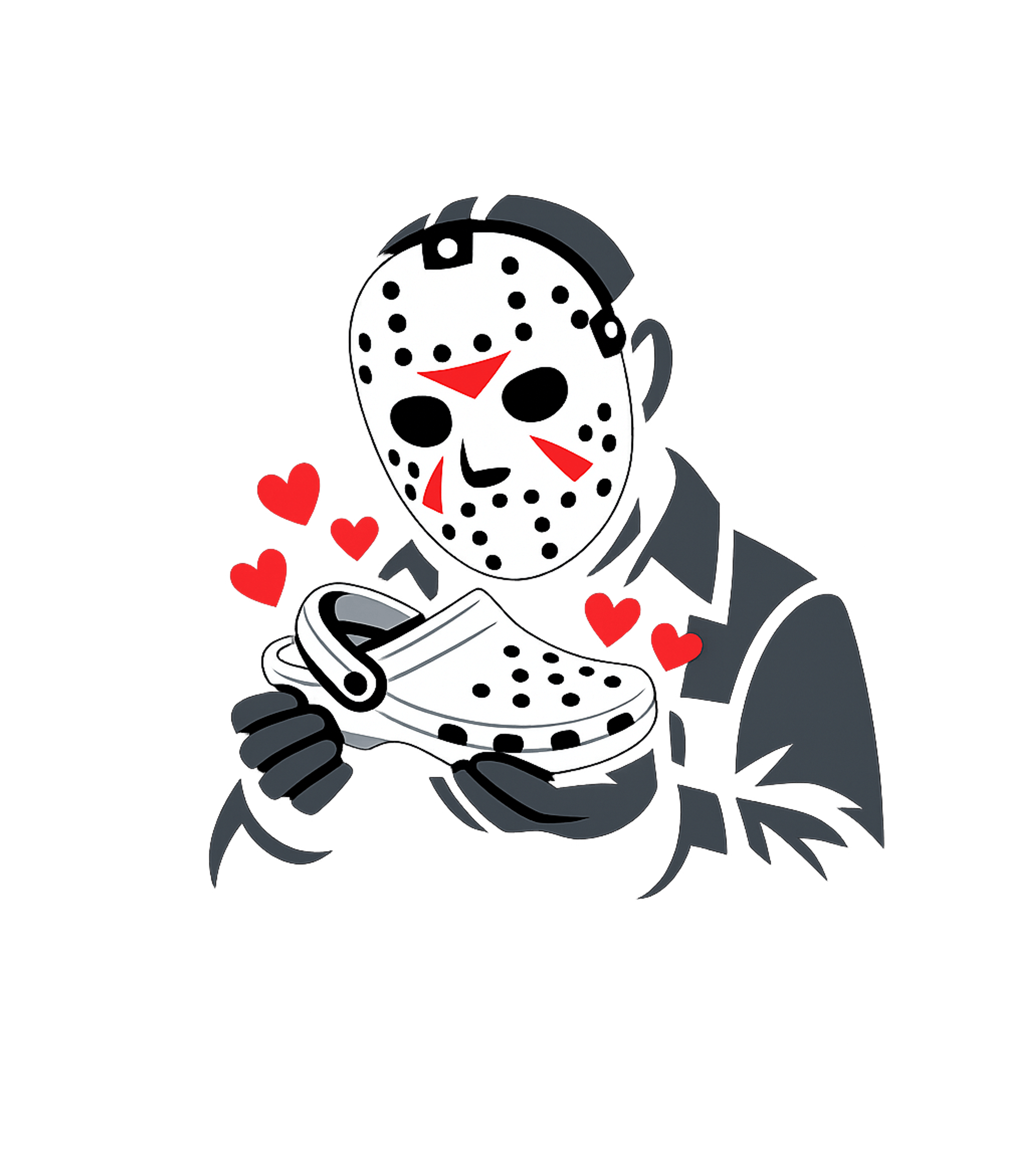 Jason Crocs Love Meme Humor Hooded Sweatshirt featuring This fun graphic features a horror icon surprisingly embraci – designed by Geoff Brown @ SunFrog Jason Crocs Love Meme Humor Hooded Sweatshirt featuring This fun graphic features a horror icon surprisingly embraci – designed by Geoff Brown @ SunFrog