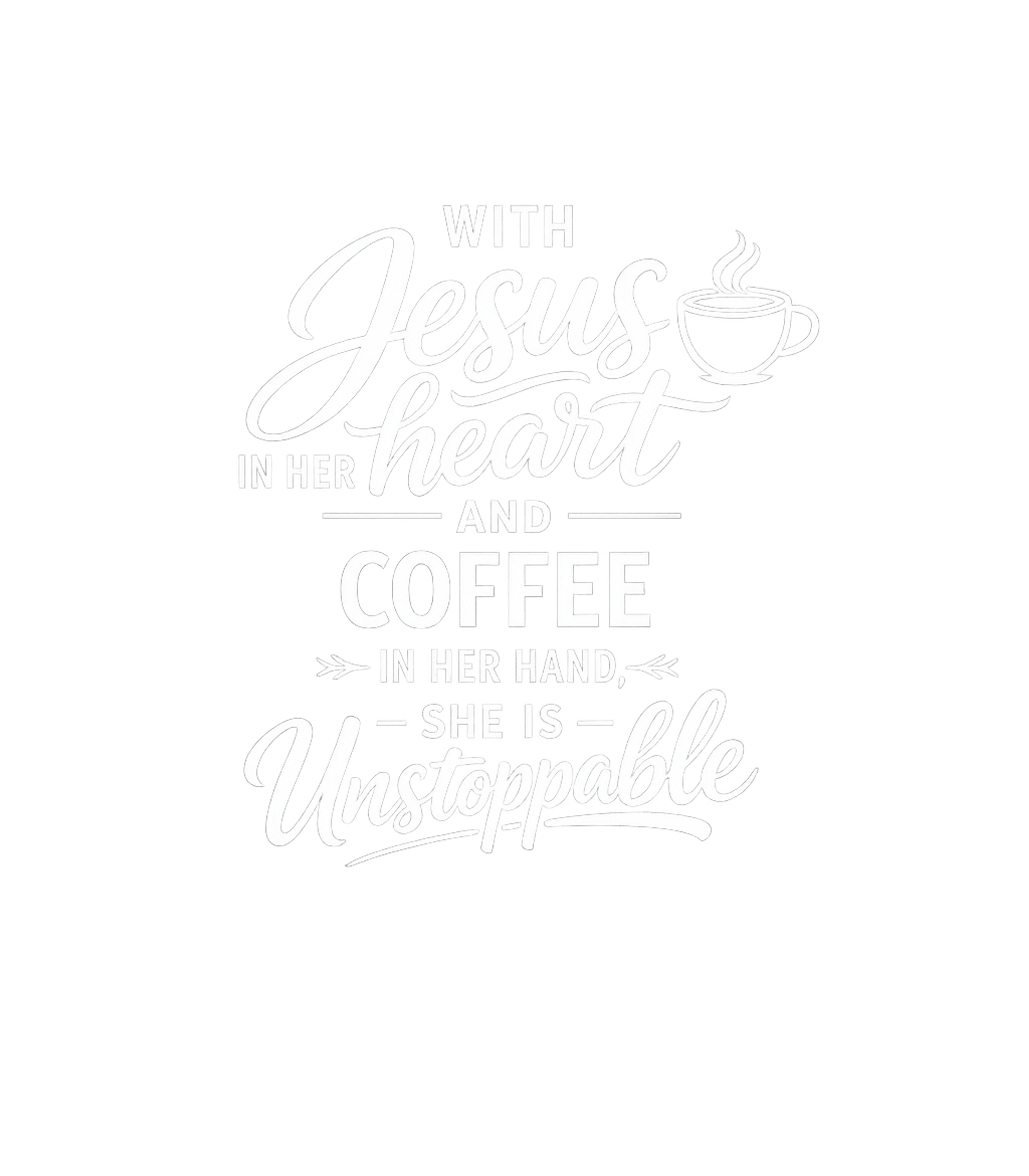 Jesus Coffee Unstoppable Inspirational Messages Hooded Sweatshirt featuring An empowering typographic design celebrating faith and caffe – designed by Geoff Brown @ SunFrog Jesus Coffee Unstoppable Inspirational Messages Hooded Sweatshirt featuring An empowering typographic design celebrating faith and caffe – designed by Geoff Brown @ SunFrog