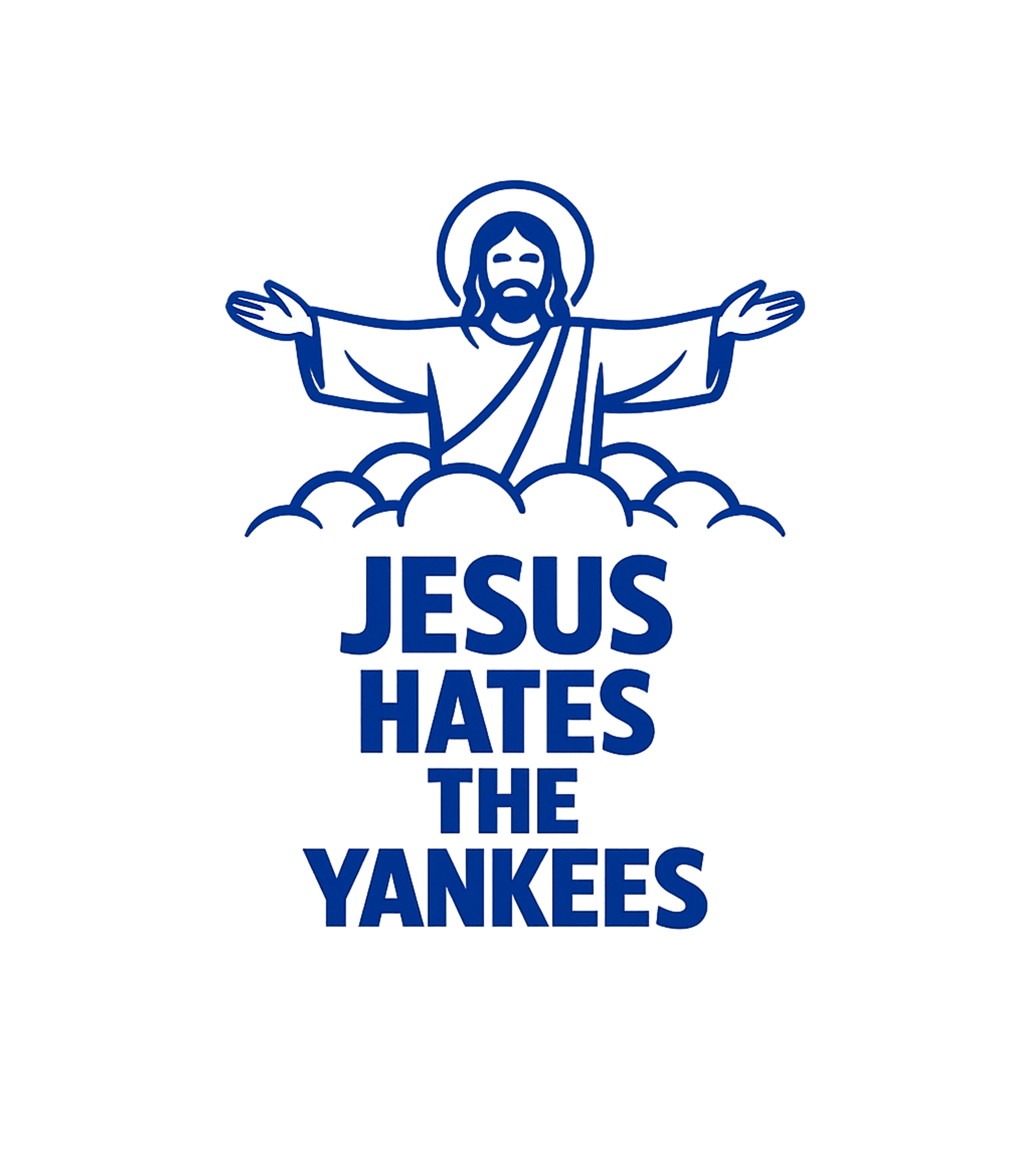 Jesus Hates Yankees Sarcasm Premium T-Shirt featuring This humorous graphic tee playfully combines religious image – designed by Geoff Brown @ SunFrog Jesus Hates Yankees Sarcasm Premium T-Shirt featuring This humorous graphic tee playfully combines religious image – designed by Geoff Brown @ SunFrog