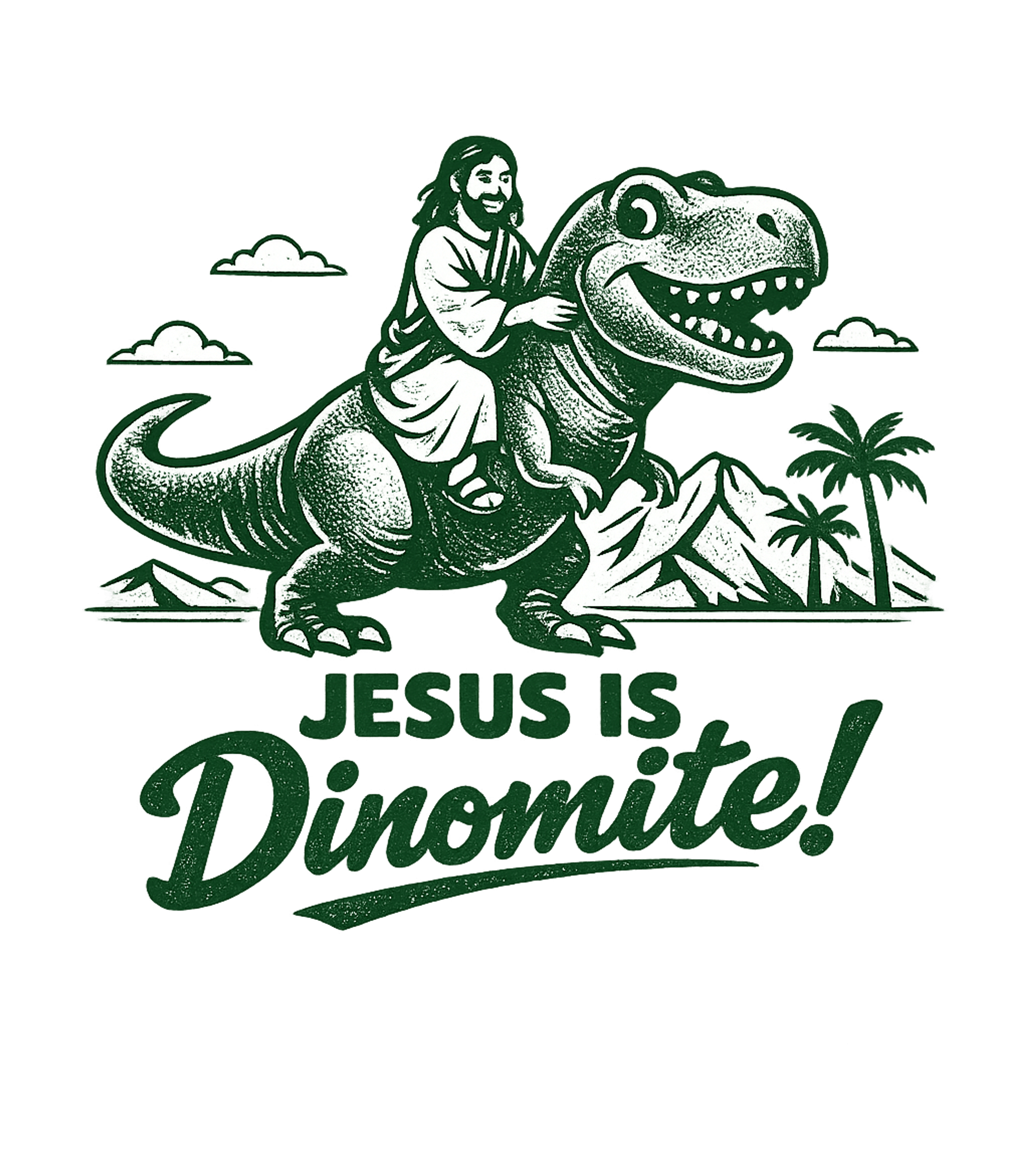 Jesus is Dinomite! Church Humor Premium T-Shirt featuring Show off your faith with a fun, prehistoric twist! This uniq – designed by Geoff Brown @ SunFrog Jesus is Dinomite! Church Humor Premium T-Shirt featuring Show off your faith with a fun, prehistoric twist! This uniq – designed by Geoff Brown @ SunFrog